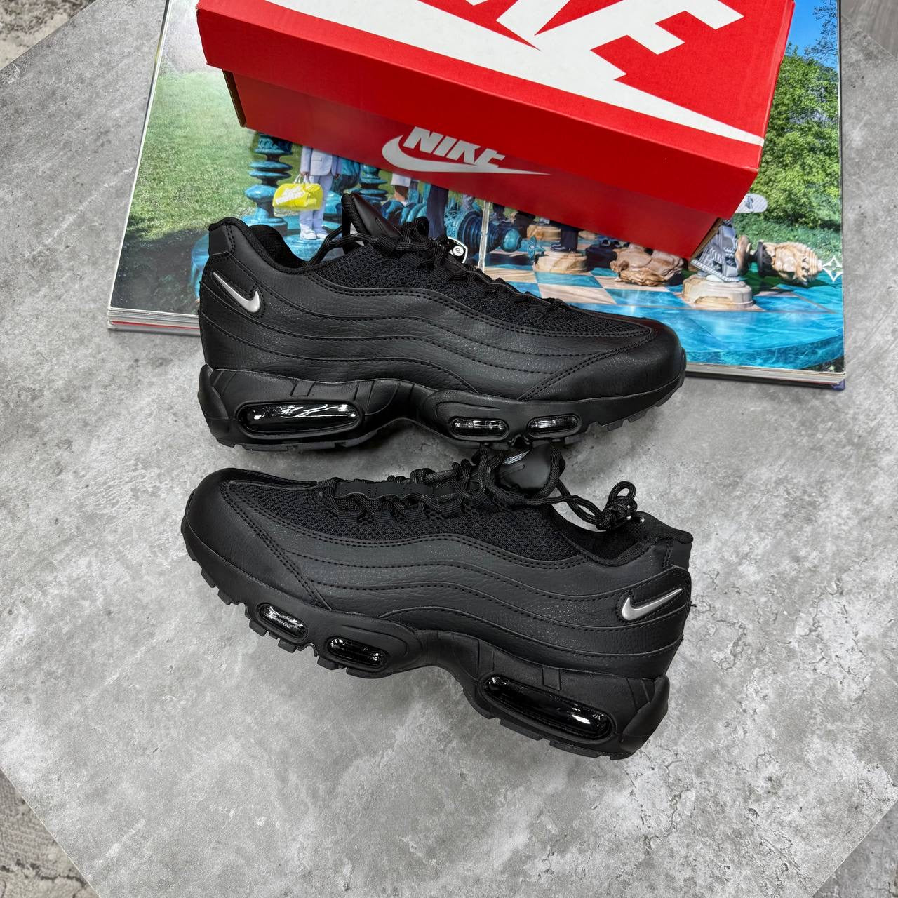 NI 95 TRAINERS - TRIPLE BLACK