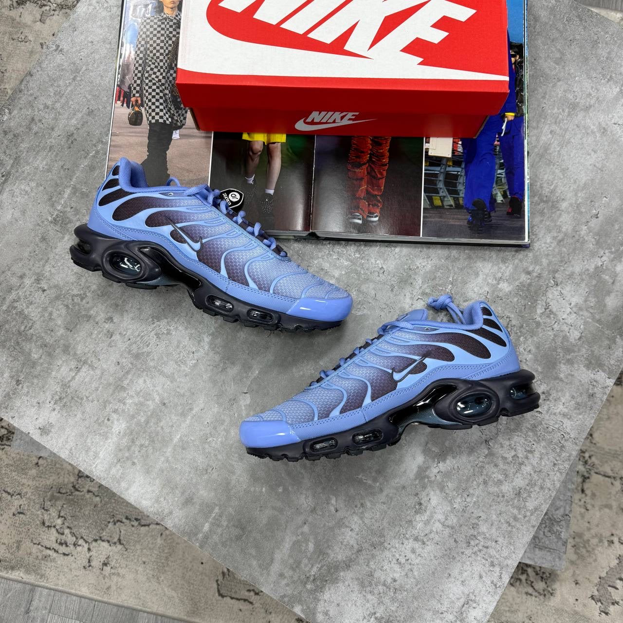 NI TN TRAINERS - INDIGO / PURPLE
