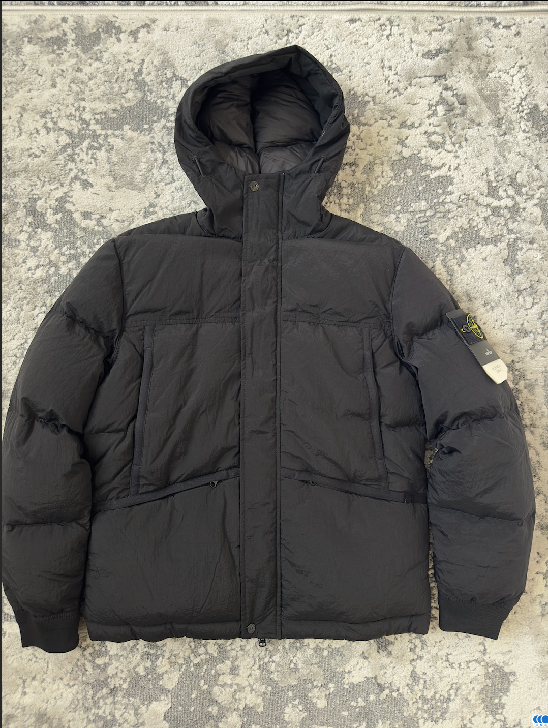 SI NYLON METAL DOWN TC JACKET - BLACK