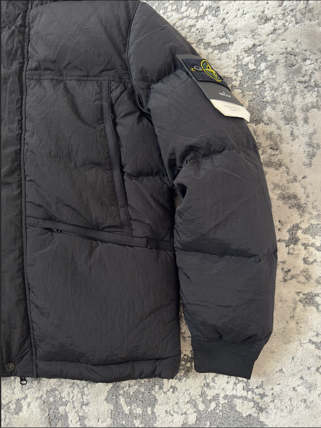 SI NYLON METAL DOWN TC JACKET - BLACK