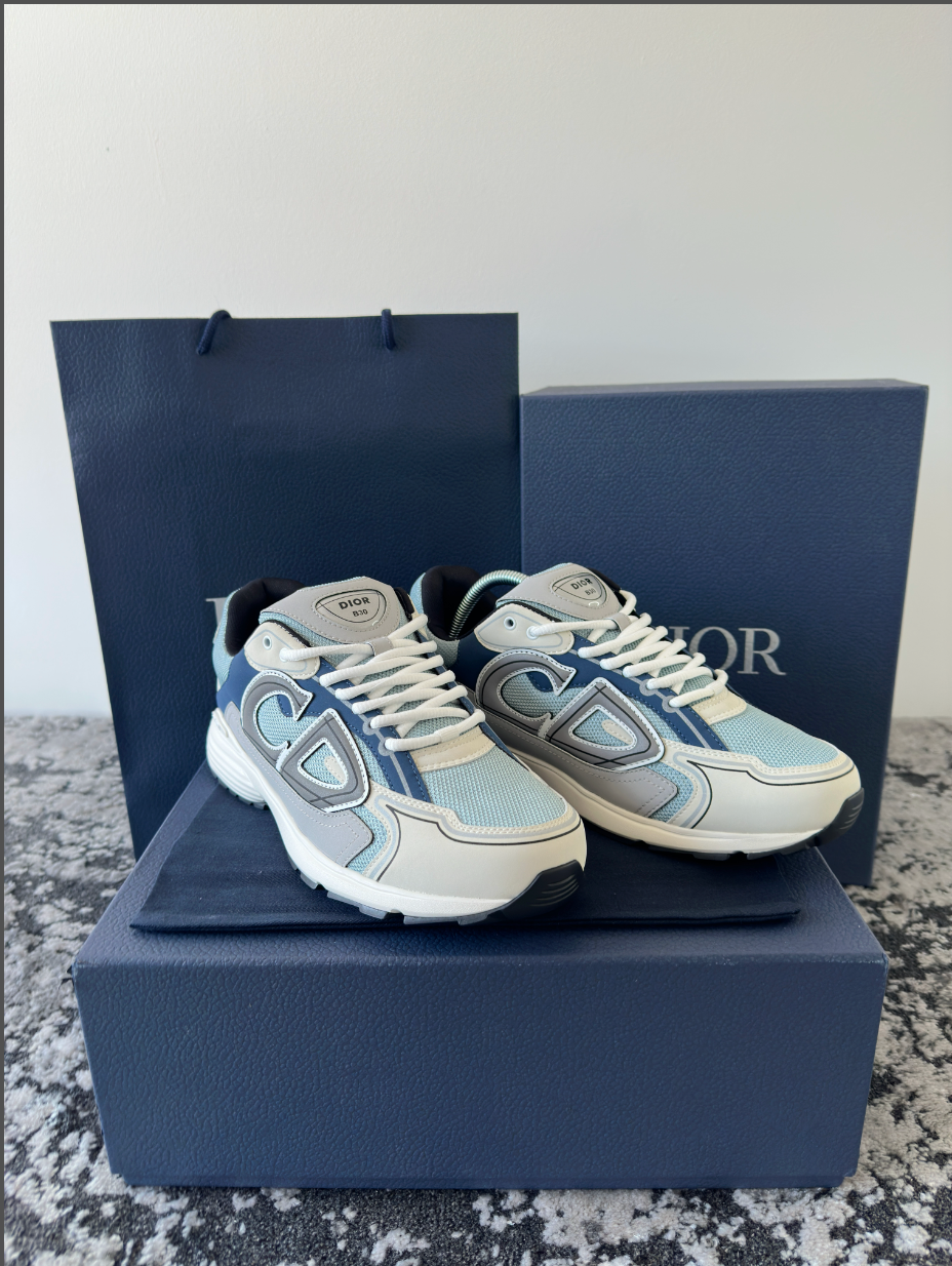 B30 TRAINER - LIGHT BLUE / GREY