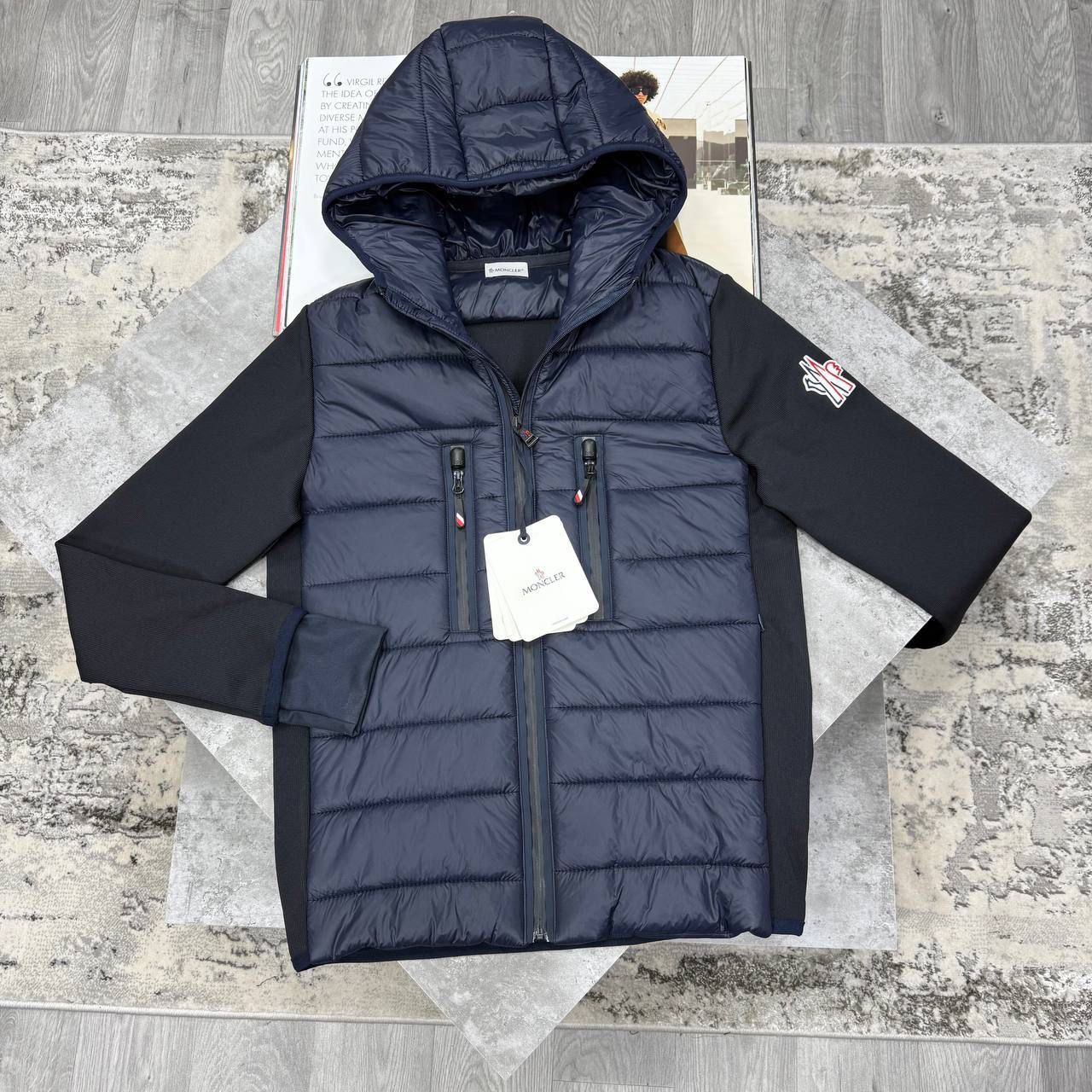 MNCLR HYBRID JACKET - NAVY