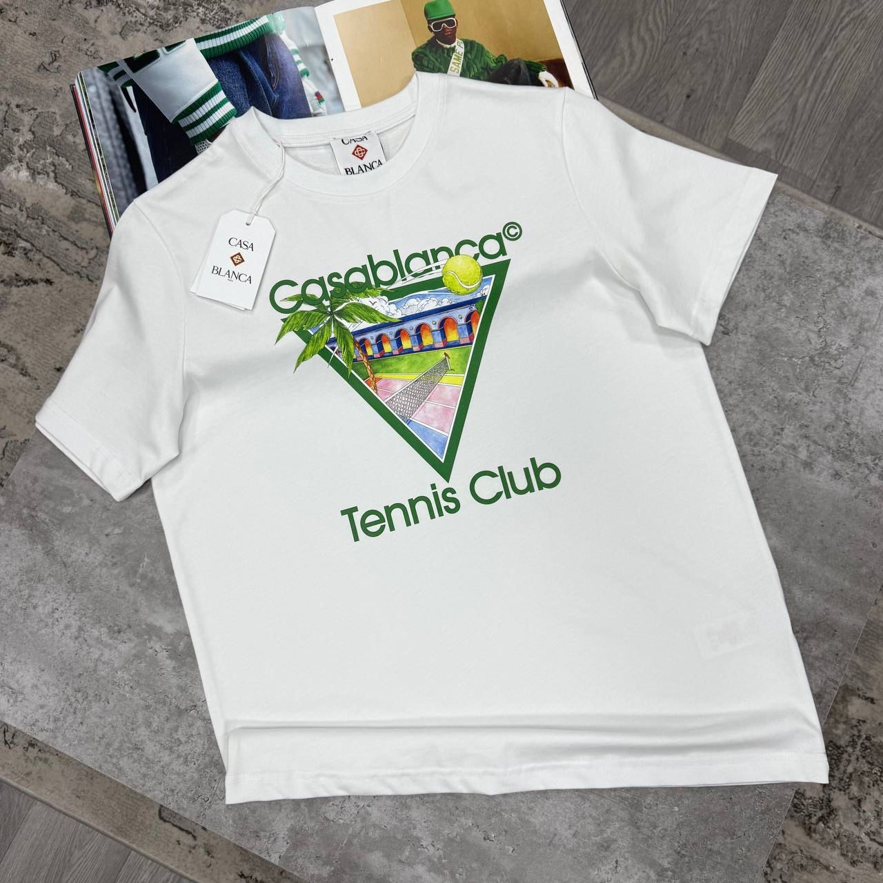 CB TENNIS CLUB ICON TSHIRT - WHITE