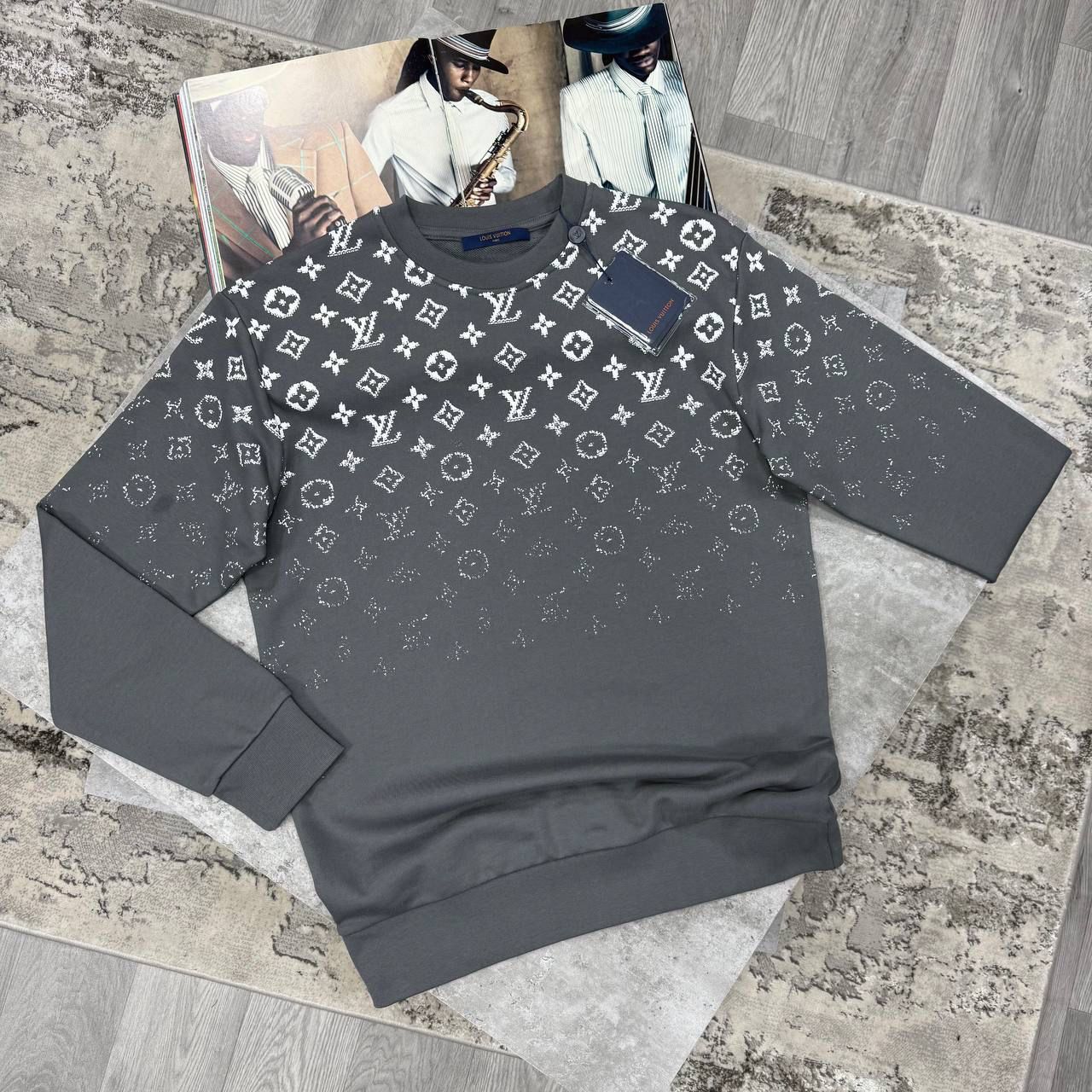 LVE GRADIENT CREWNECK JUMPERS - CHARCOAL