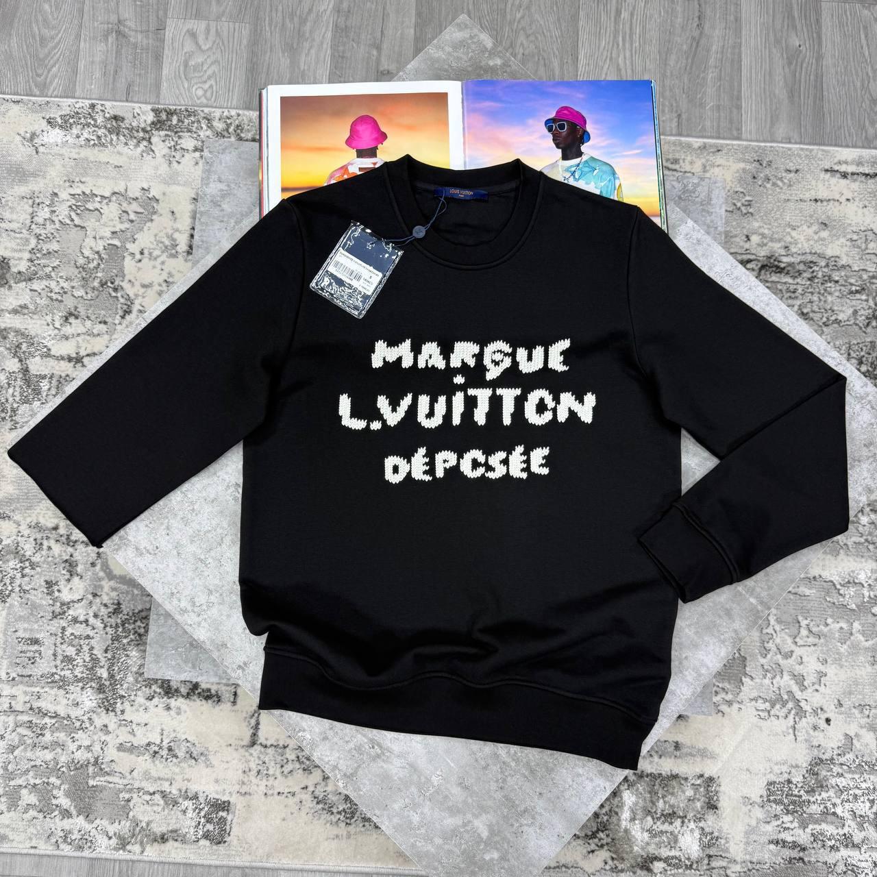 LVE EMBROIDERED SIGNATURE JUMPERS - BLACK