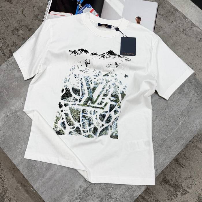 LVE JACQUARD TSHIRT - WHITE