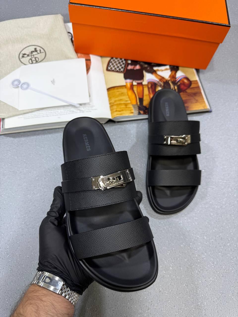 H JACKSON TECHNO SANDALS - BLACK