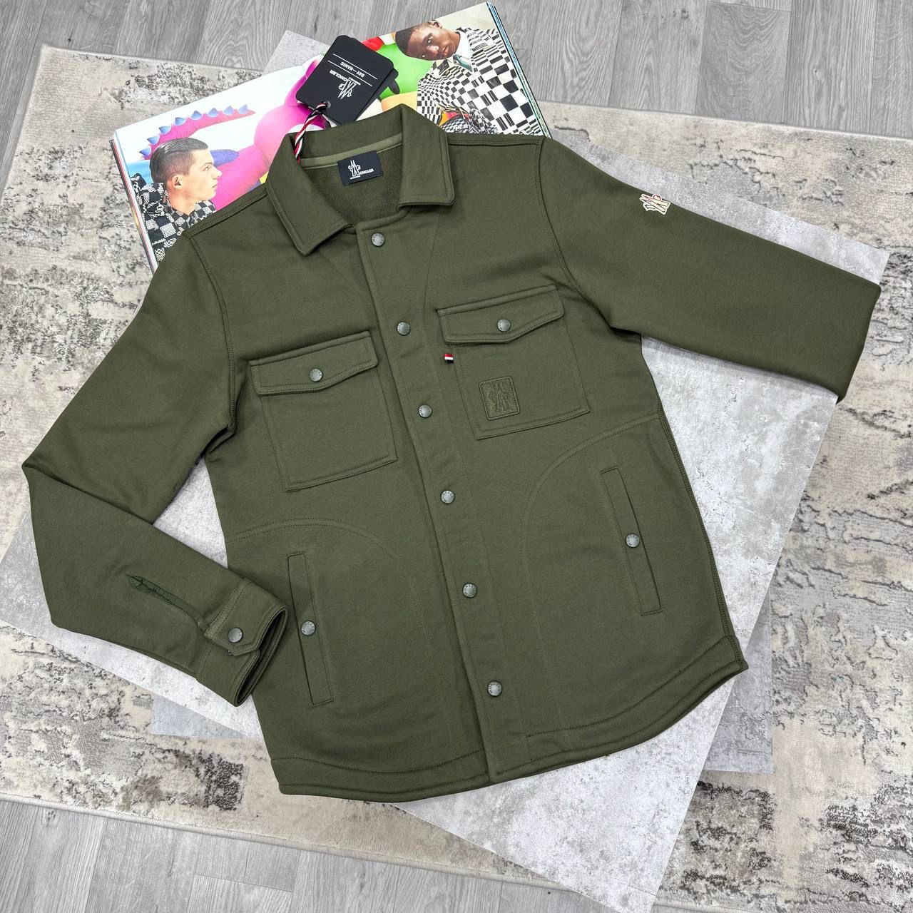 MNCLR FLEECE SHIRT JACKET - GREEN