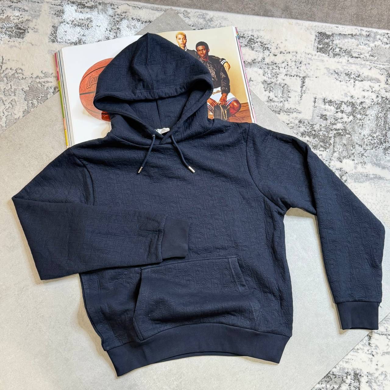 CD OBLIQUE HOODIE - NAVY