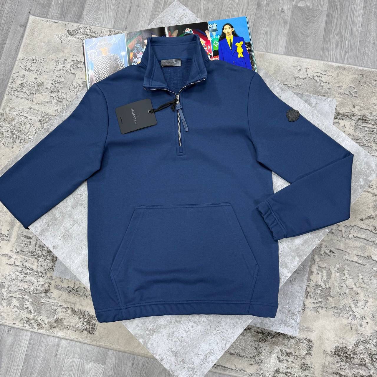 MNCLR HALF-ZIP JUMPERS - BLUE