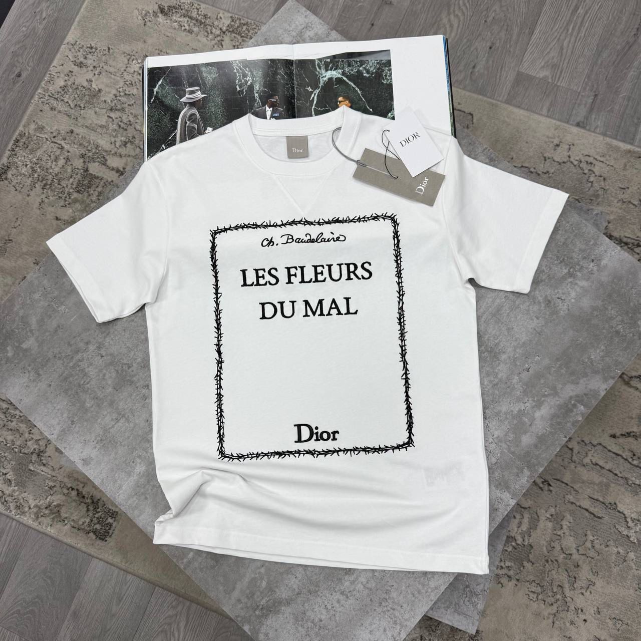 CD LE FLEURS TSHIRT - WHITE