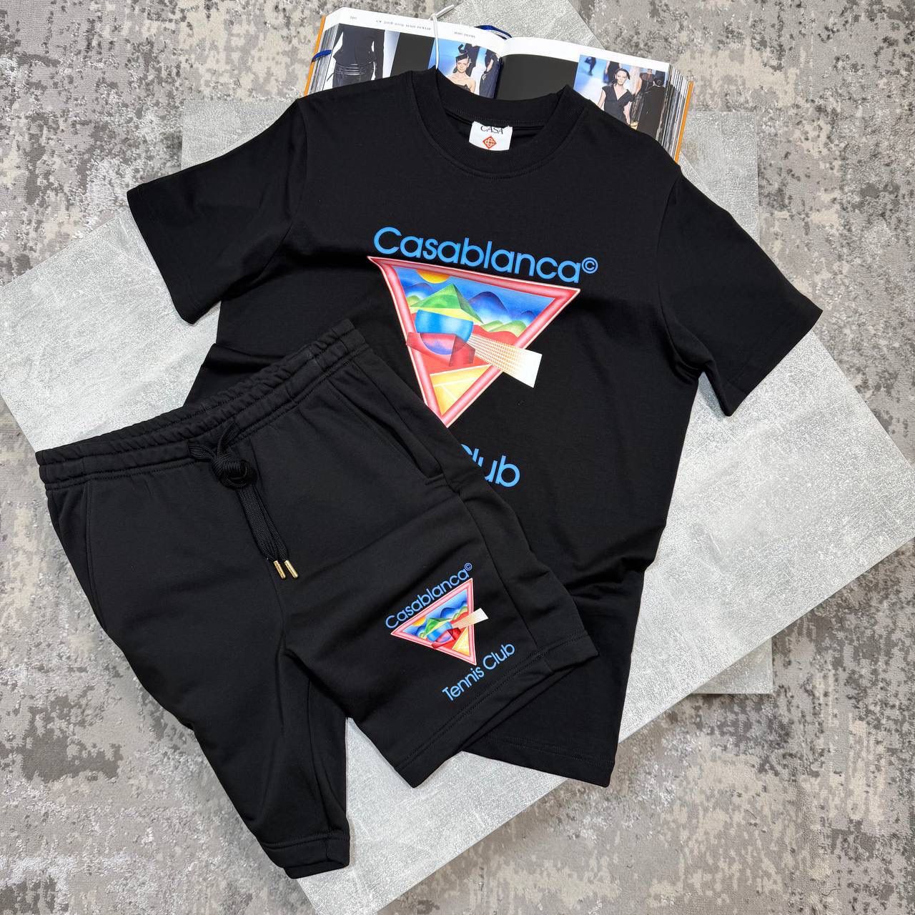 CB TENNIS CLUB SHORT SETS - BLACK