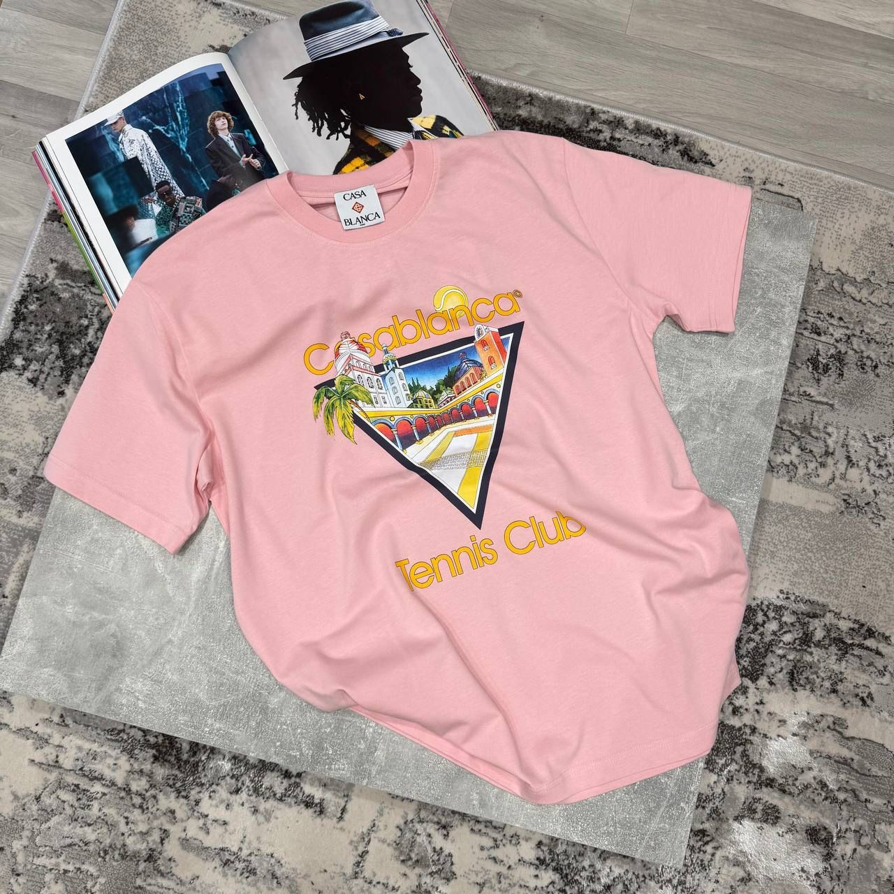CB TENNIS CLUB ICON TSHIRT - PINK