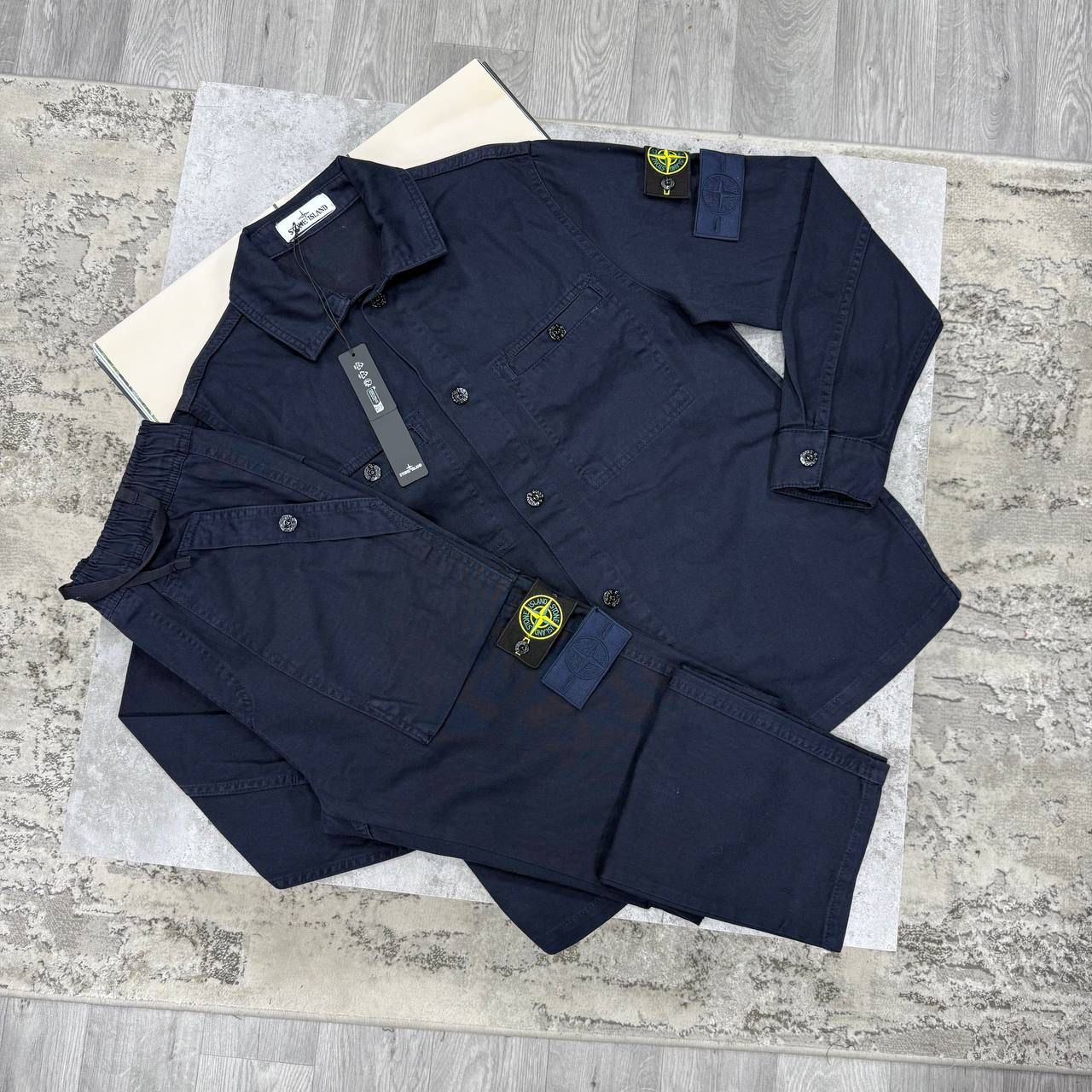 SI COTTON PANAMA SET - NAVY