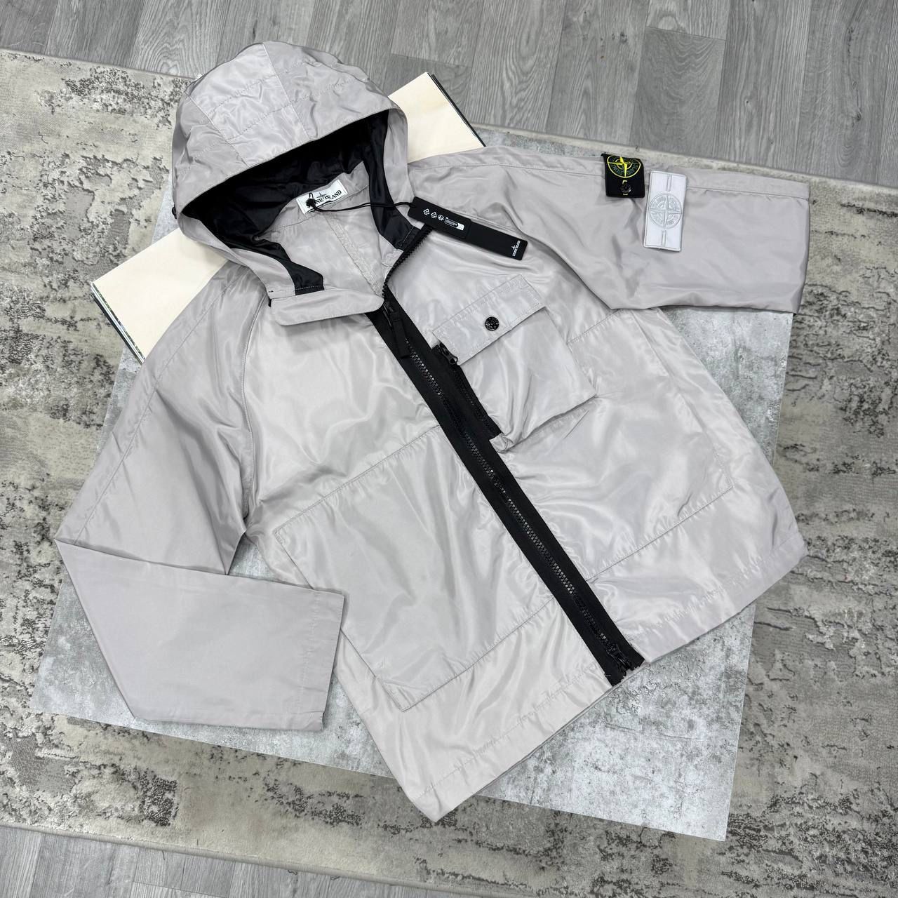 SI MEMBRANA 3L TC HOODED JACKET - GREY