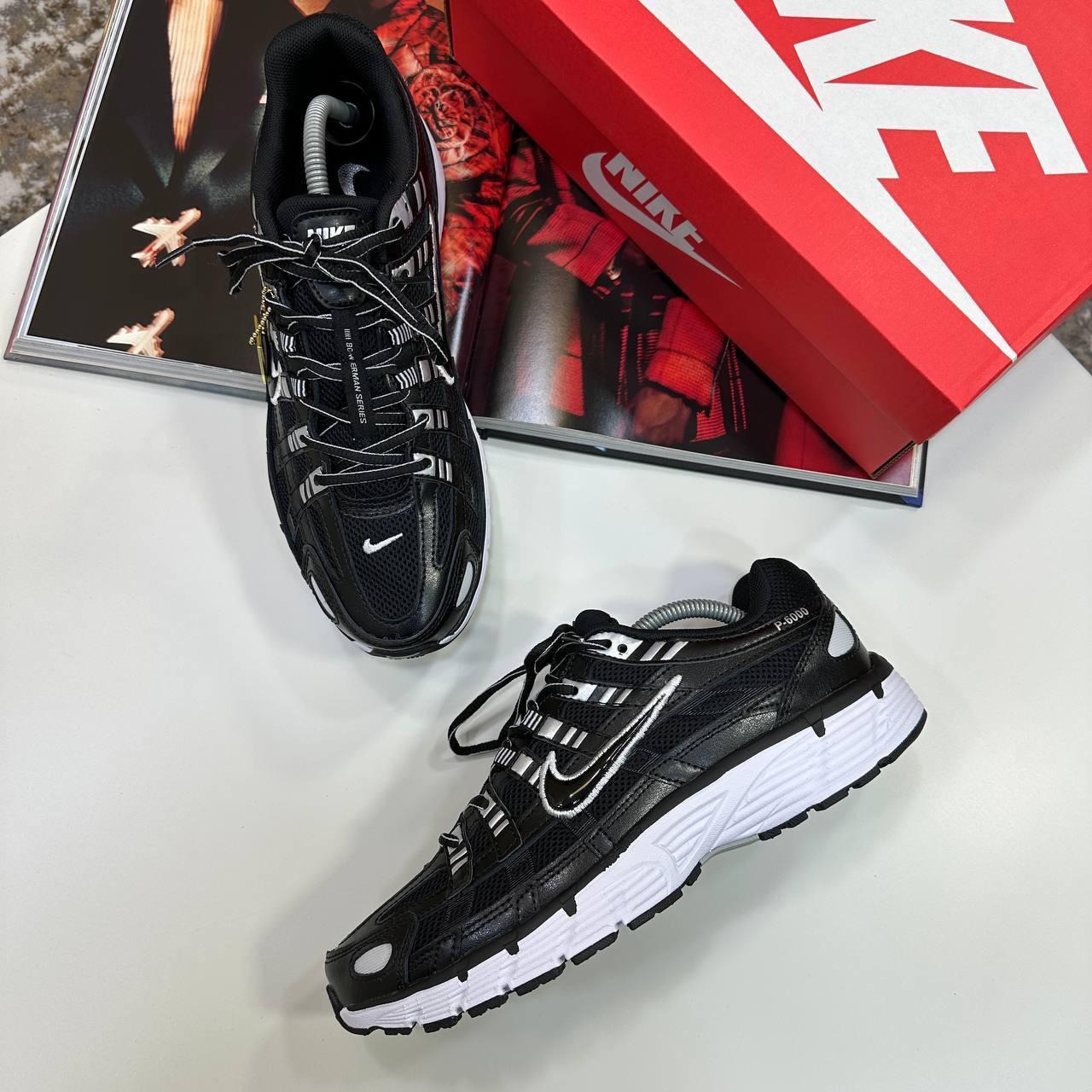 NI P-6000 SNEAKERS - BLACK / SILVER