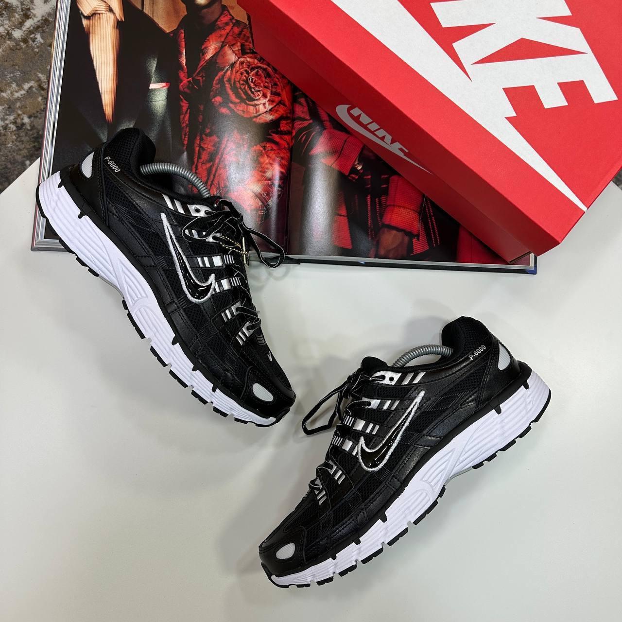 NI P-6000 SNEAKERS - BLACK / SILVER