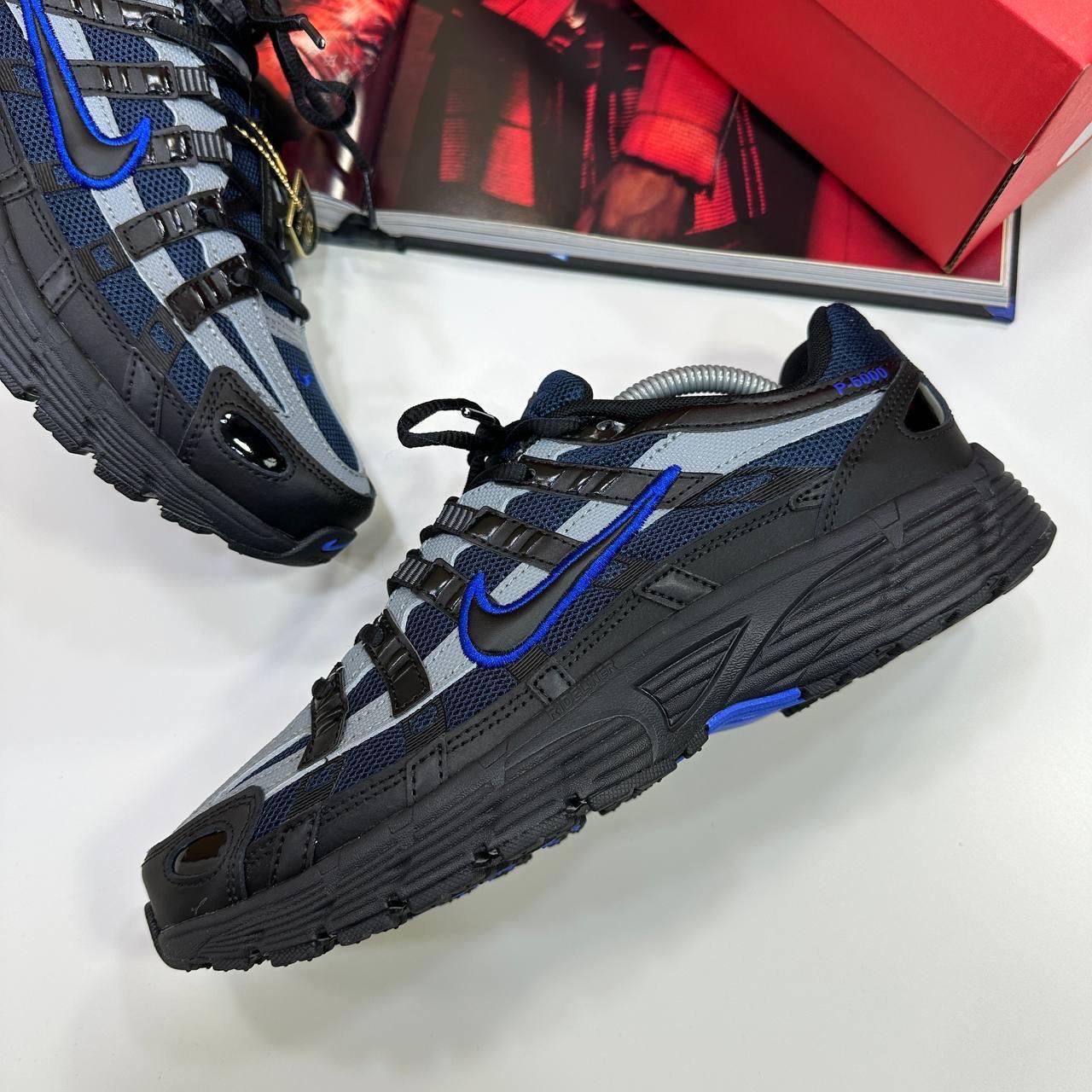 NI P-6000 SNEAKERS - BLACK/GREY/BLUE