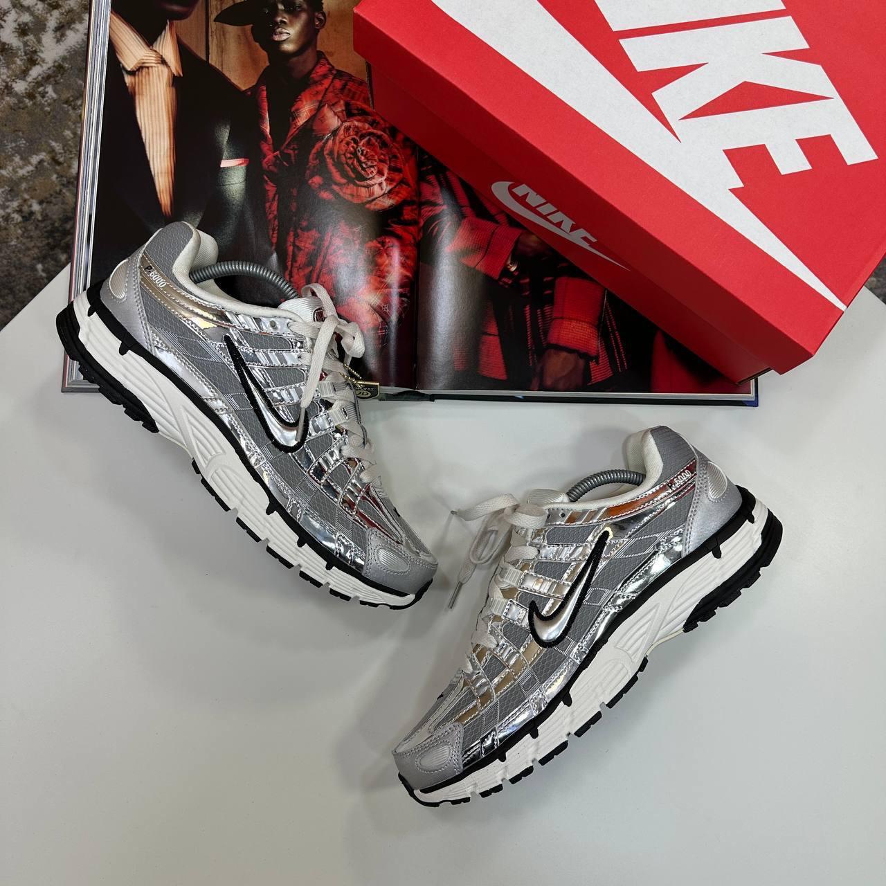 NI P-6000 SNEAKERS - METALLIC SILVER