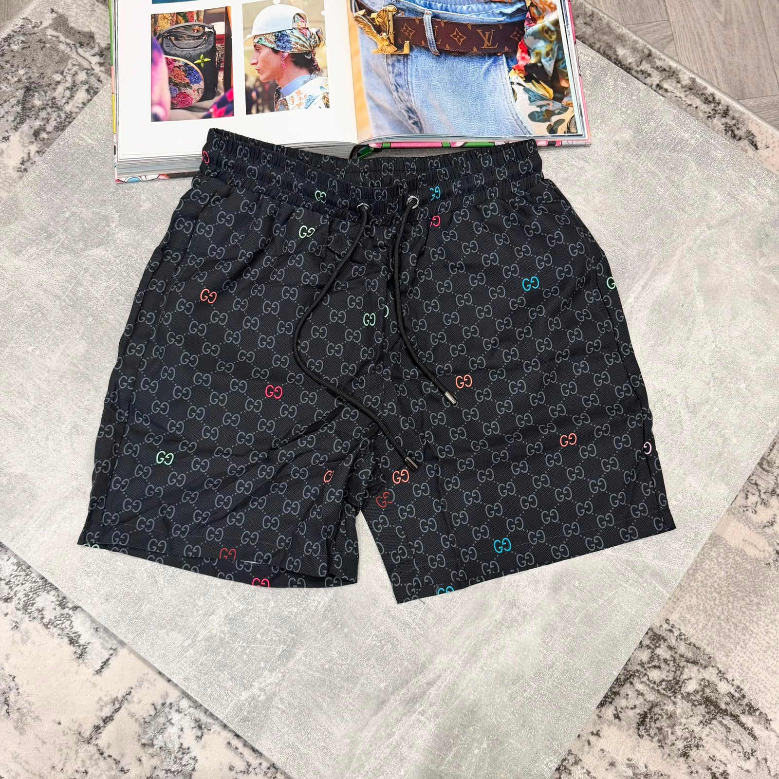 GCI SWIM SHORTS - BLACK
