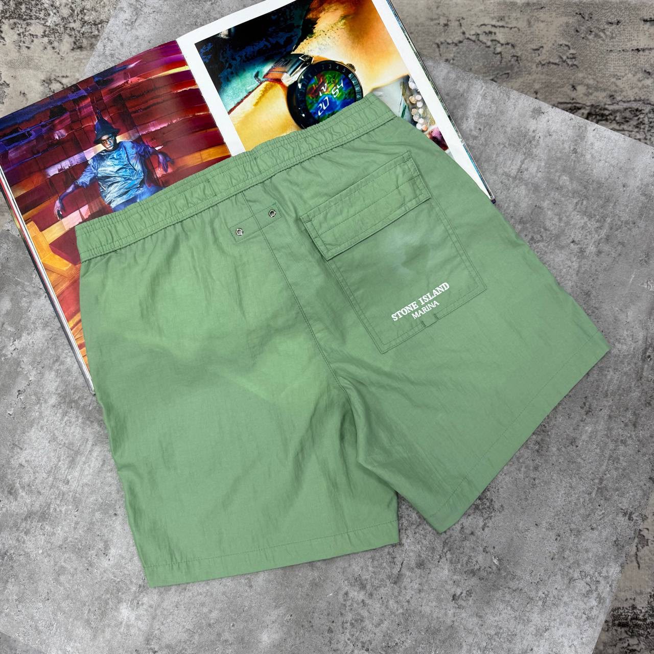 SI MARINA SWIM SHORTS - SAGE GREEN