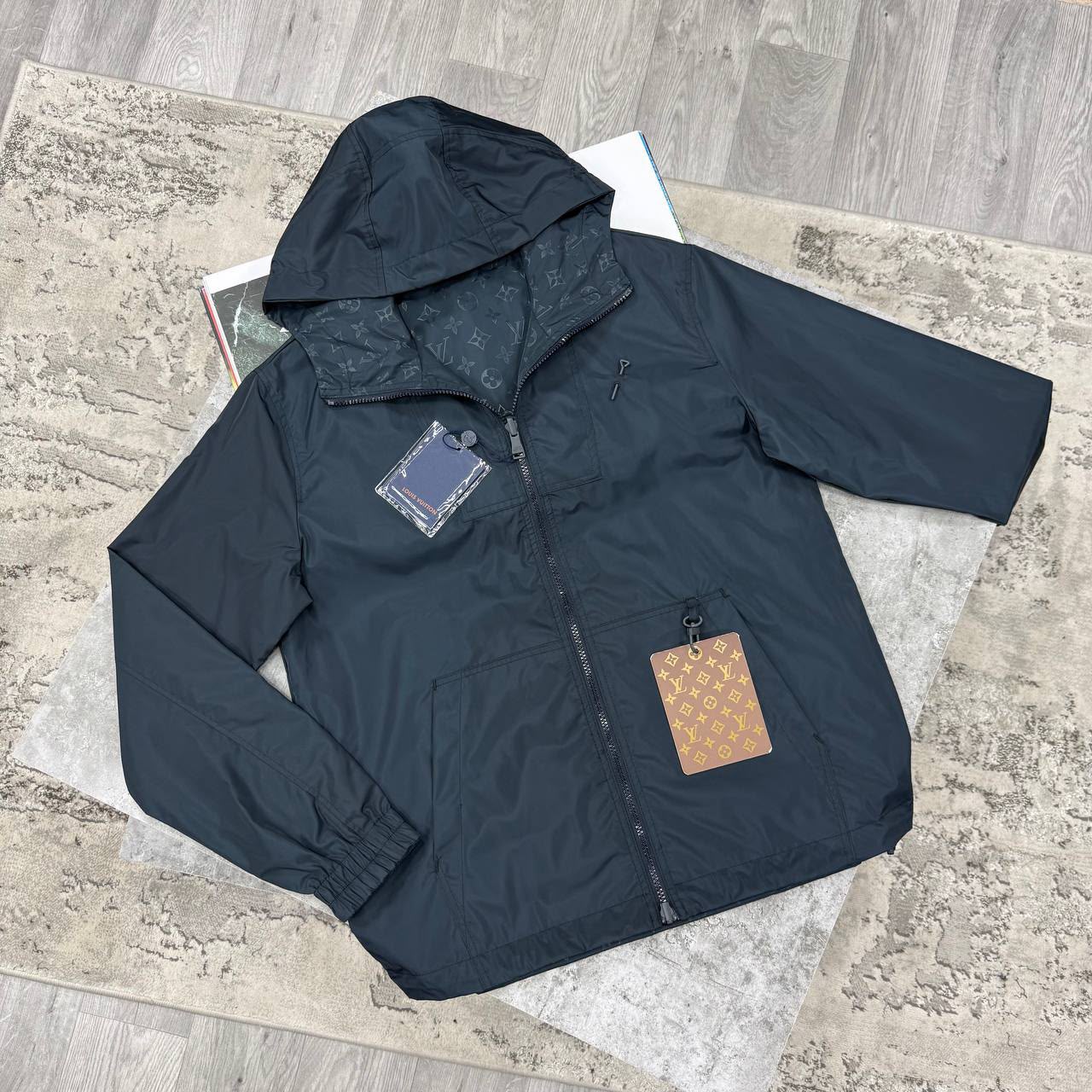 LVE REVERSIBLE MONOGRAM JACKET - NAVY