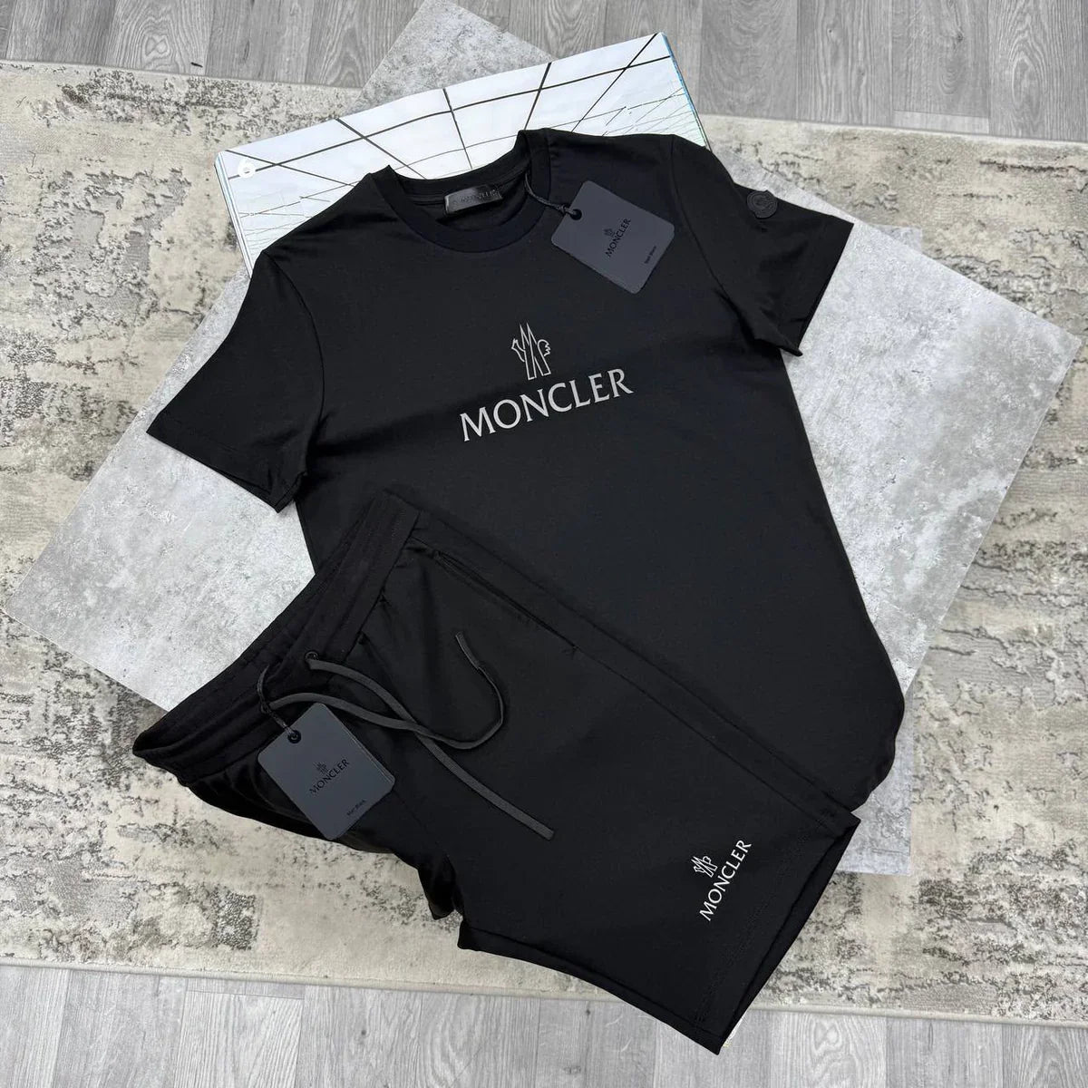 MNCLR REFLECTIVE SHORTS - BLACK