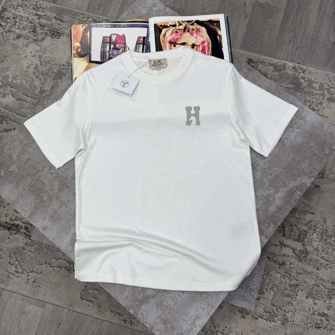 H LOGO TSHIRT - WHITE