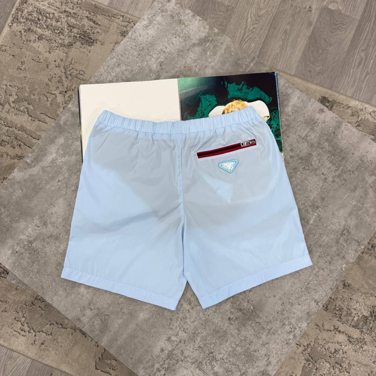 PDA SWIM SHORTS - SKY BLUE