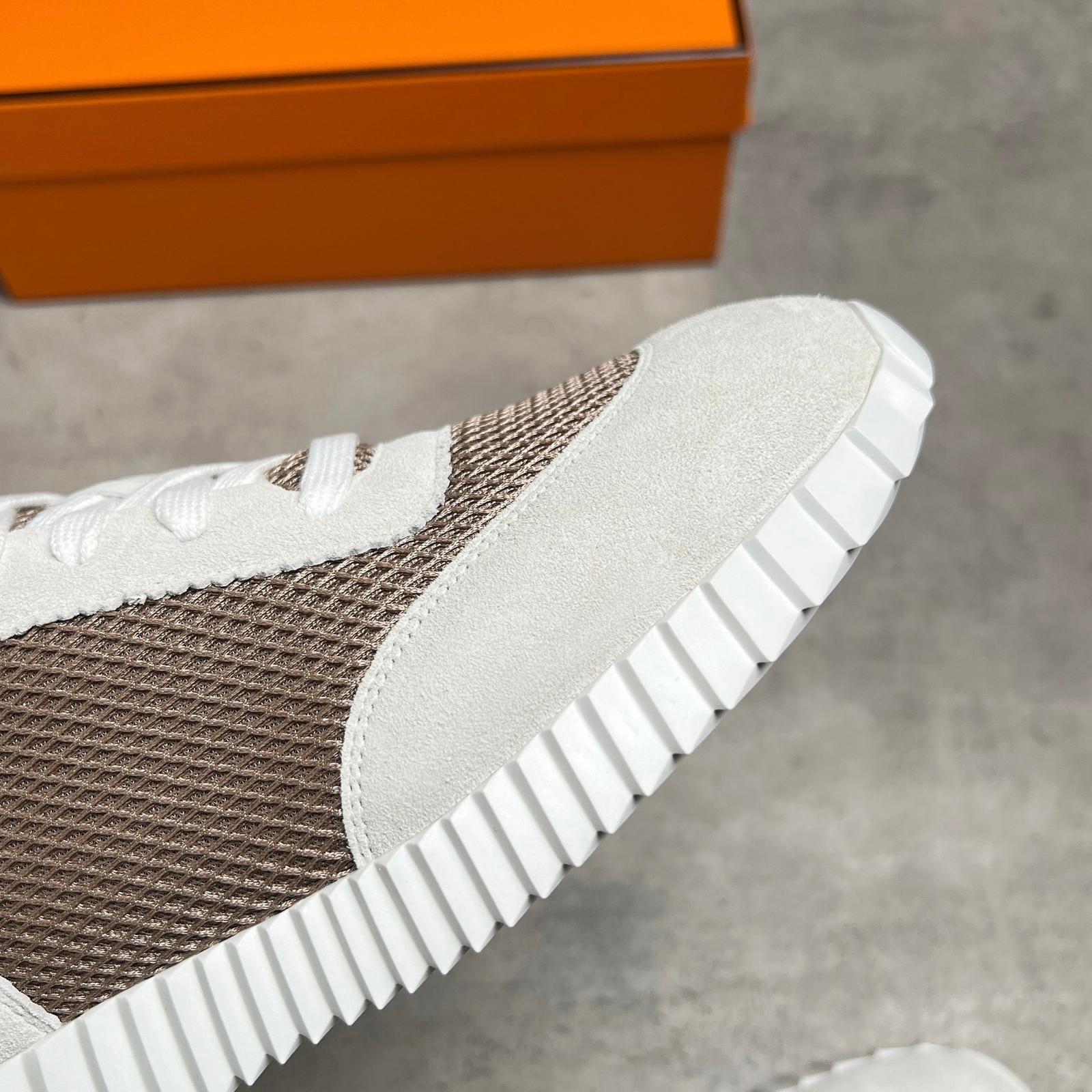 H TRAINER - WHITE / BEIGE