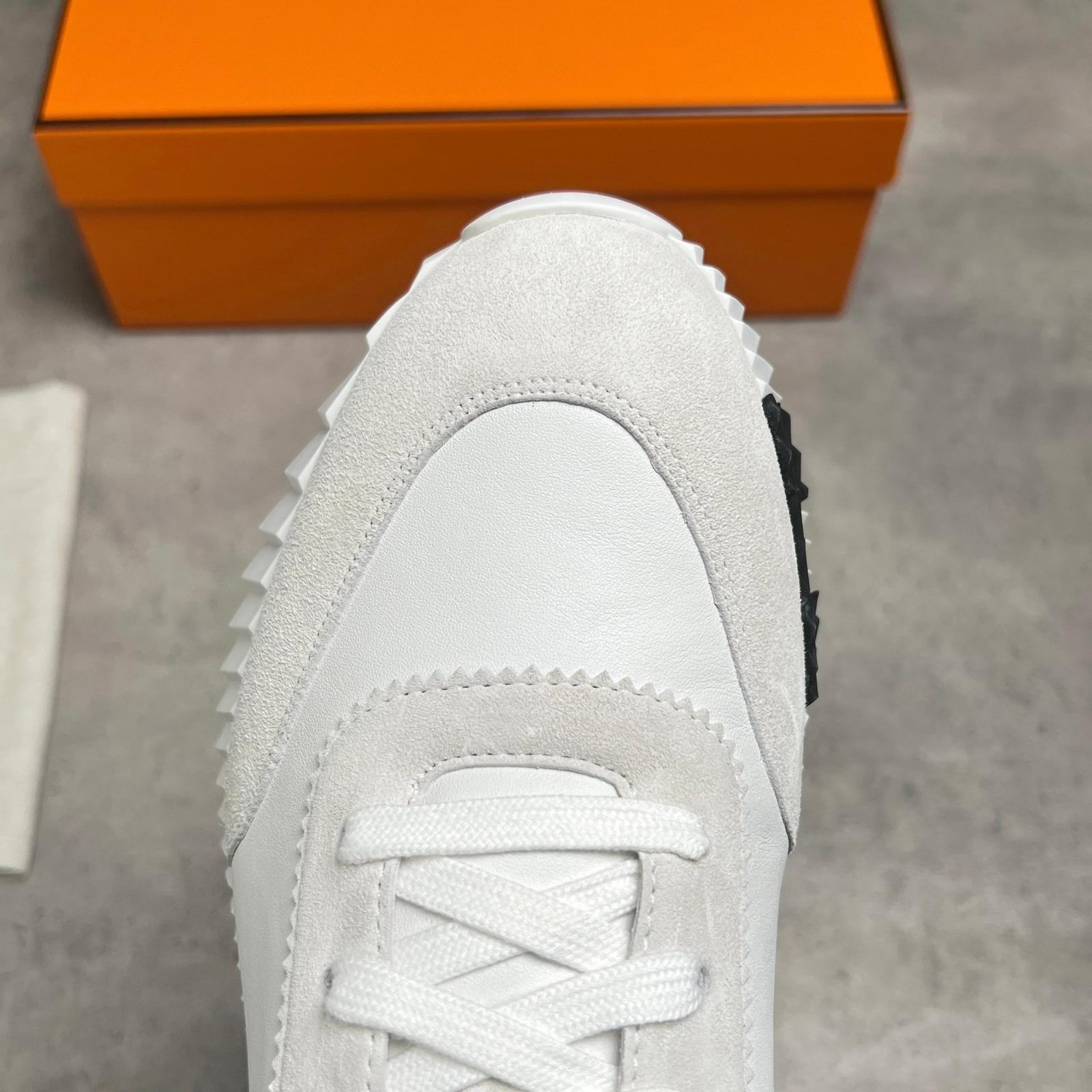 H TRAINER - WHITE / GREY