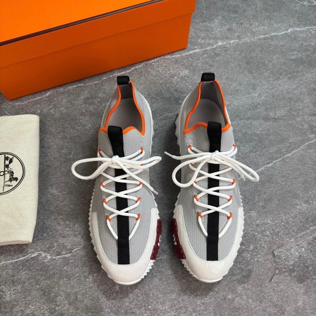H TRAINER - GREY / WHITE