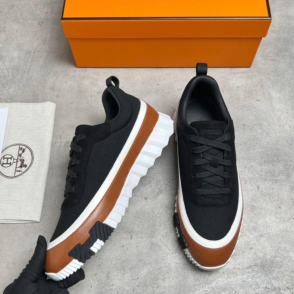 H TRAINER - BLACK / BROWN
