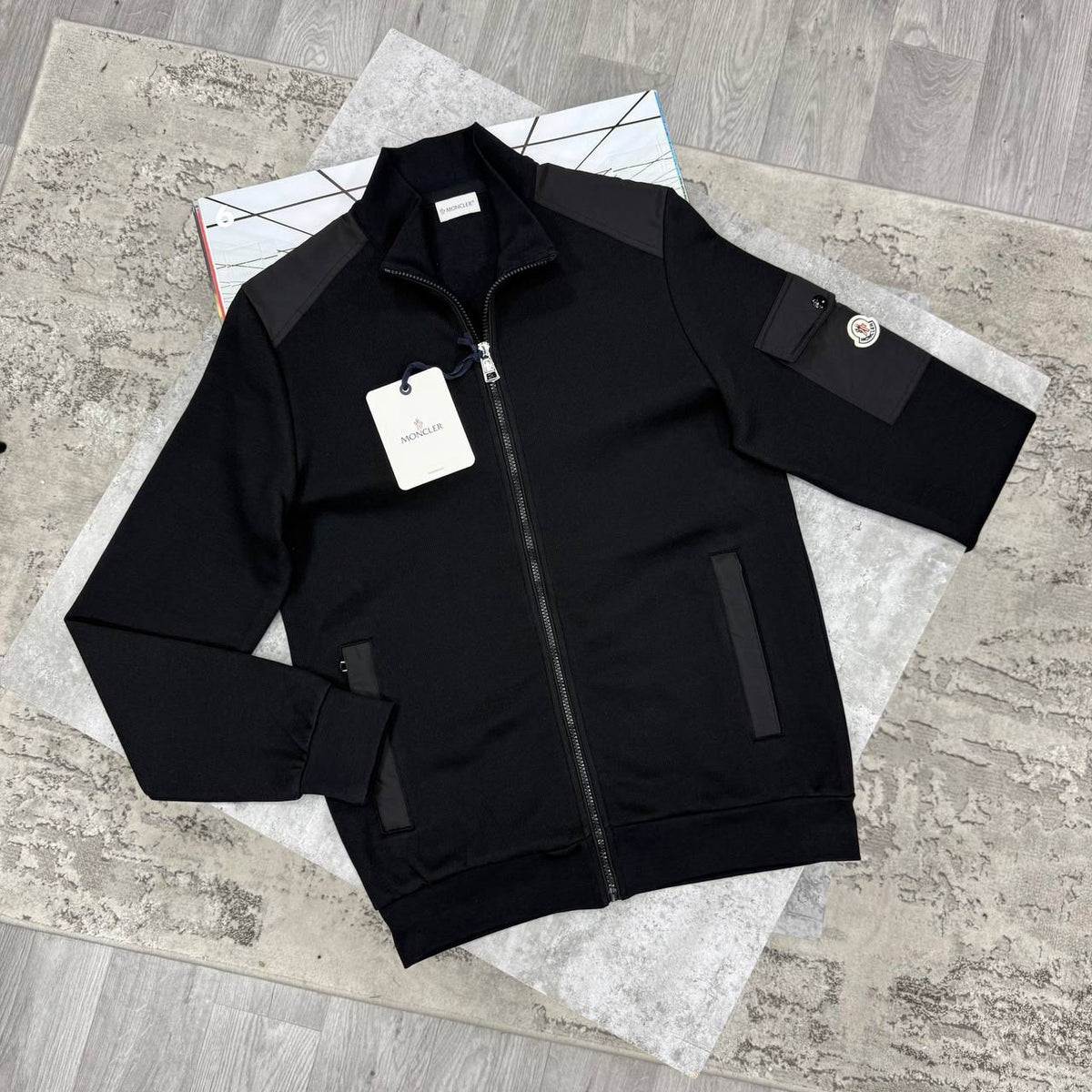 MNCLR ZIP JACKET - BLACK