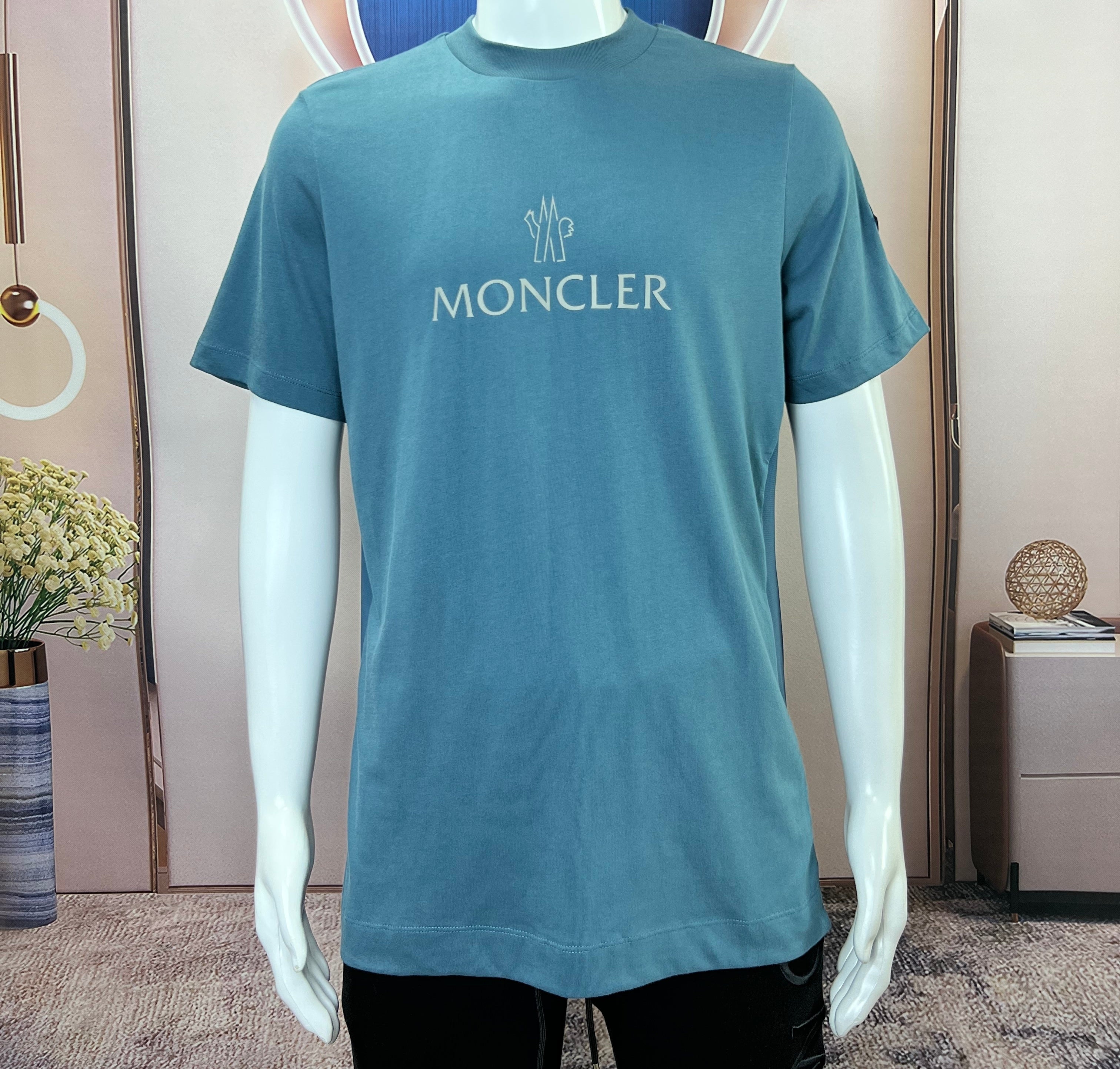 MNCLR COTTON TSHIRT - BLUE