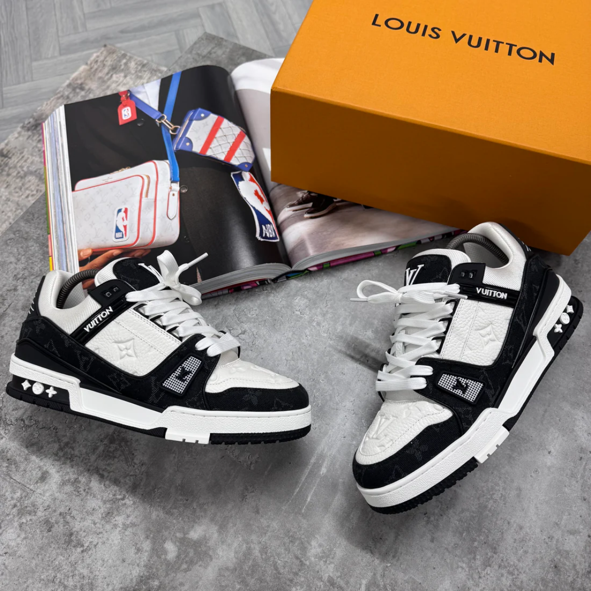 LVE TRAINERS - BLACK / WHITE