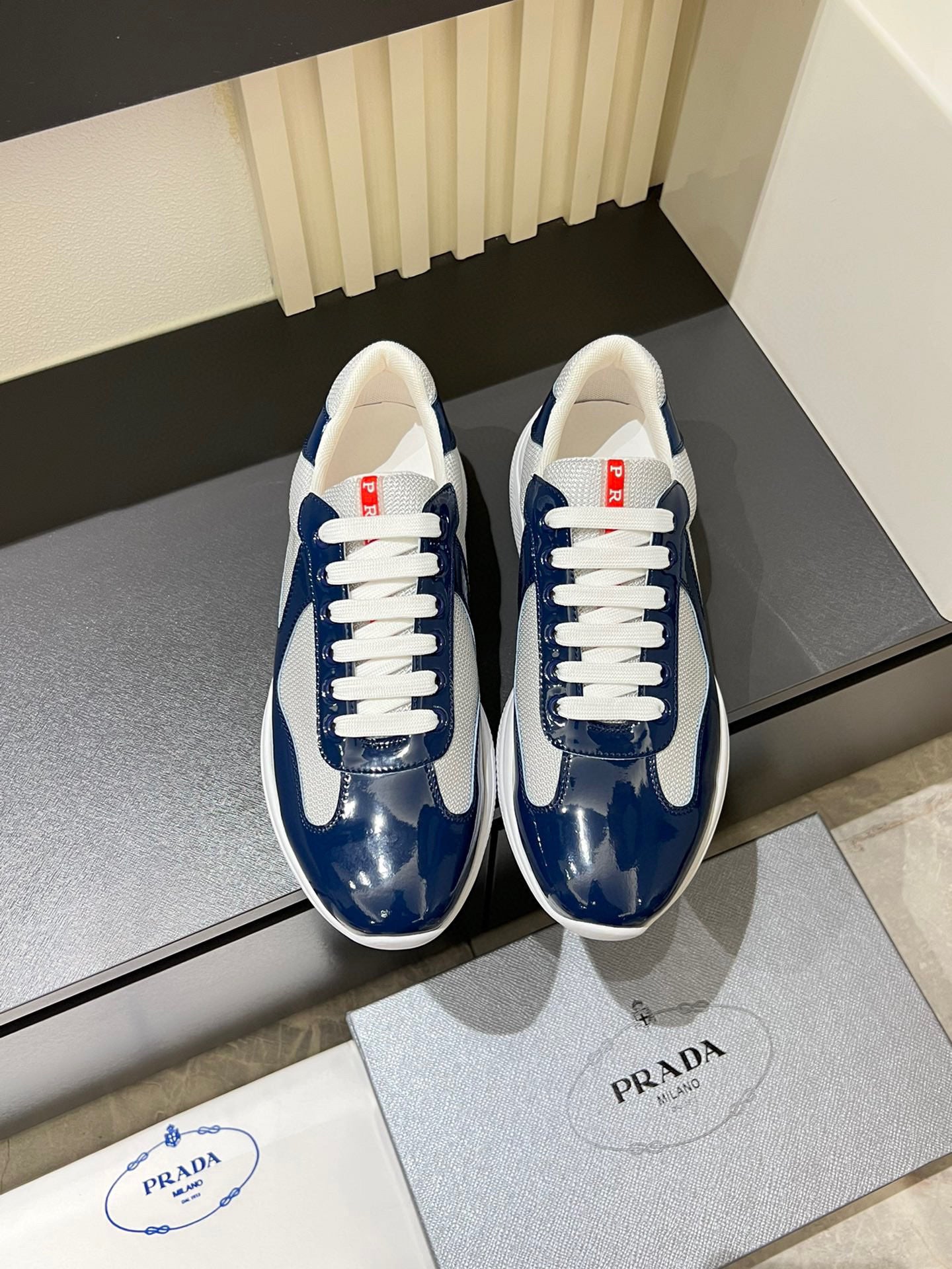 PDA AMERICA'S CUP SNEAKERS - NAVY