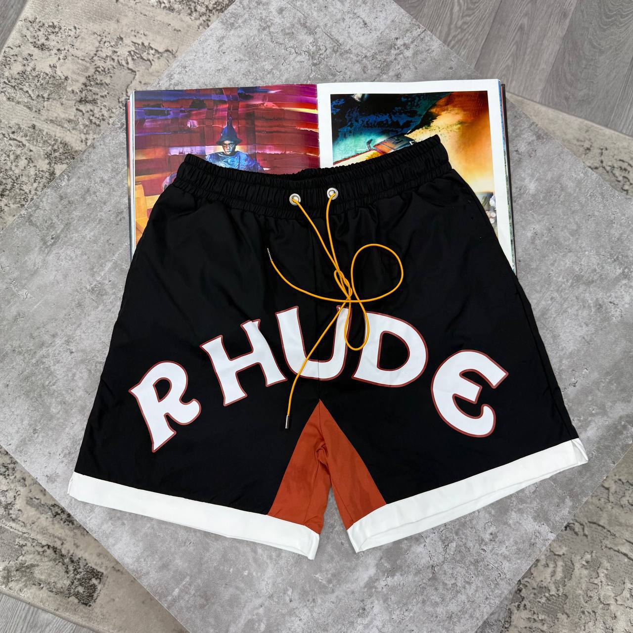 RHU TRACK SHORTS - BLACK