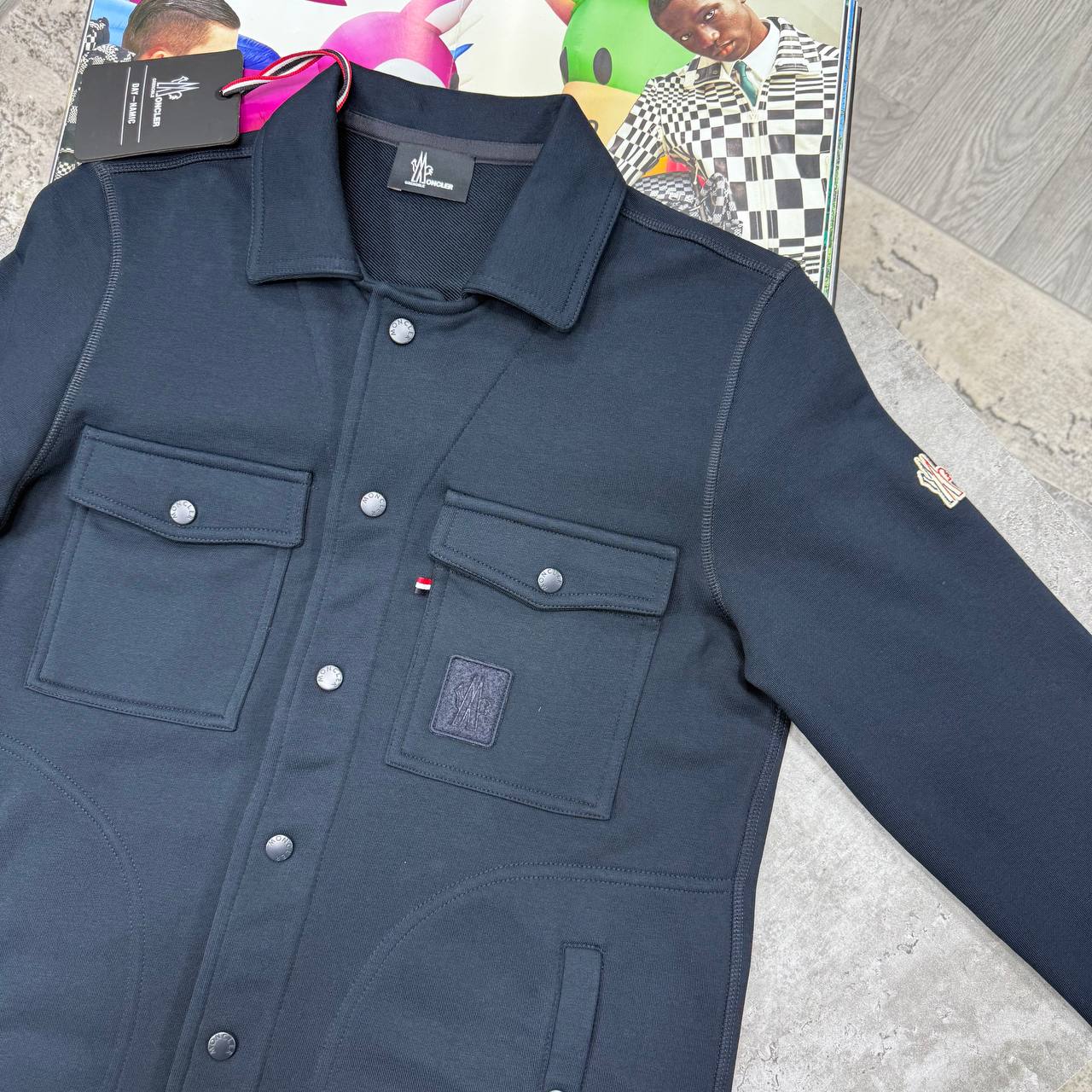 MNCLR GRENOBLE OVERSHIRT - NAVY
