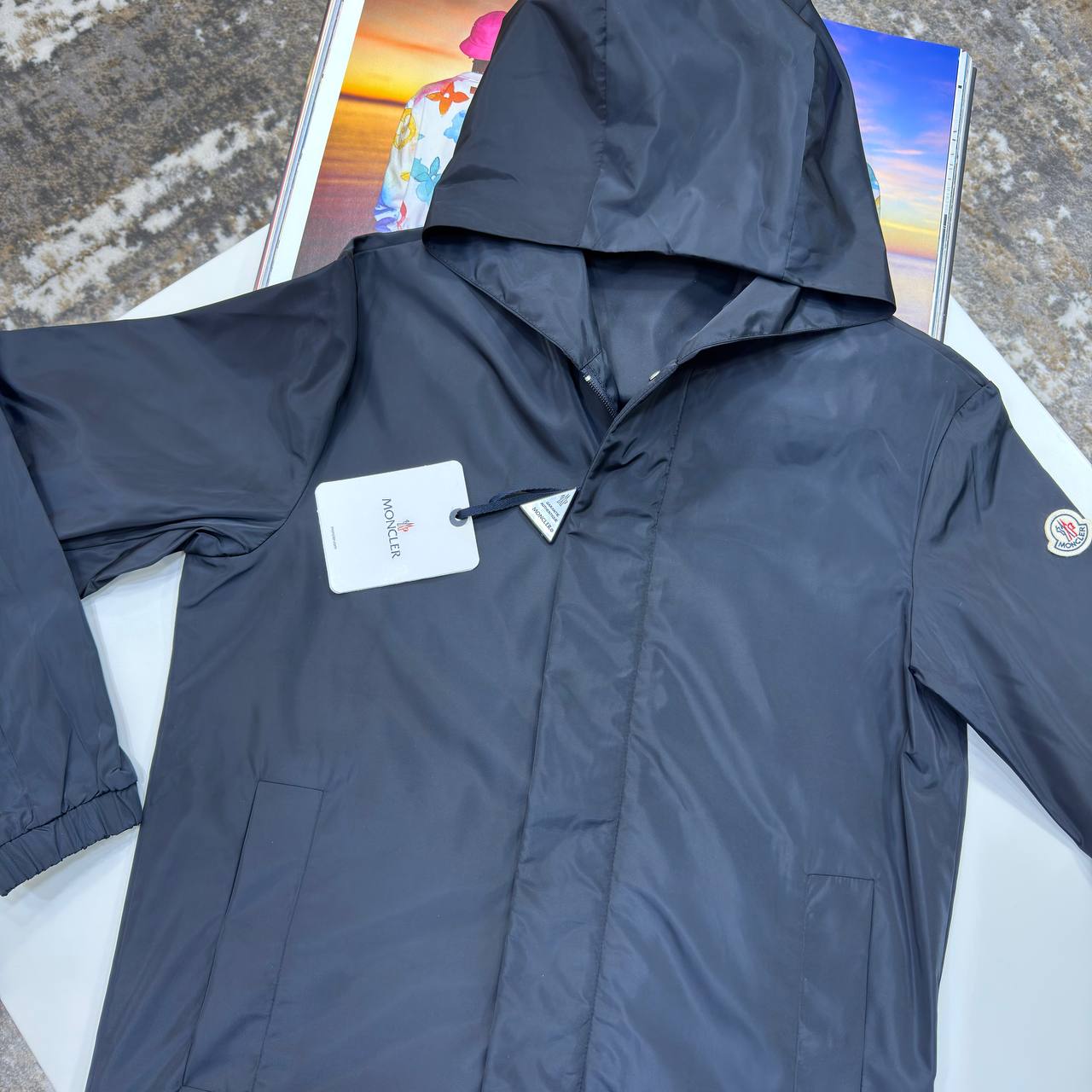 MNCLR GRADANS HOODED JACKET - NAVY