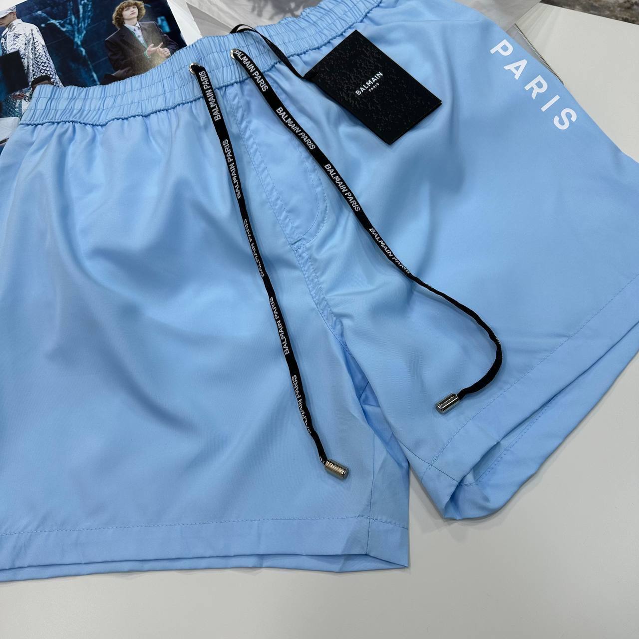 BLM SWIM SHORTS - SKY BLUE
