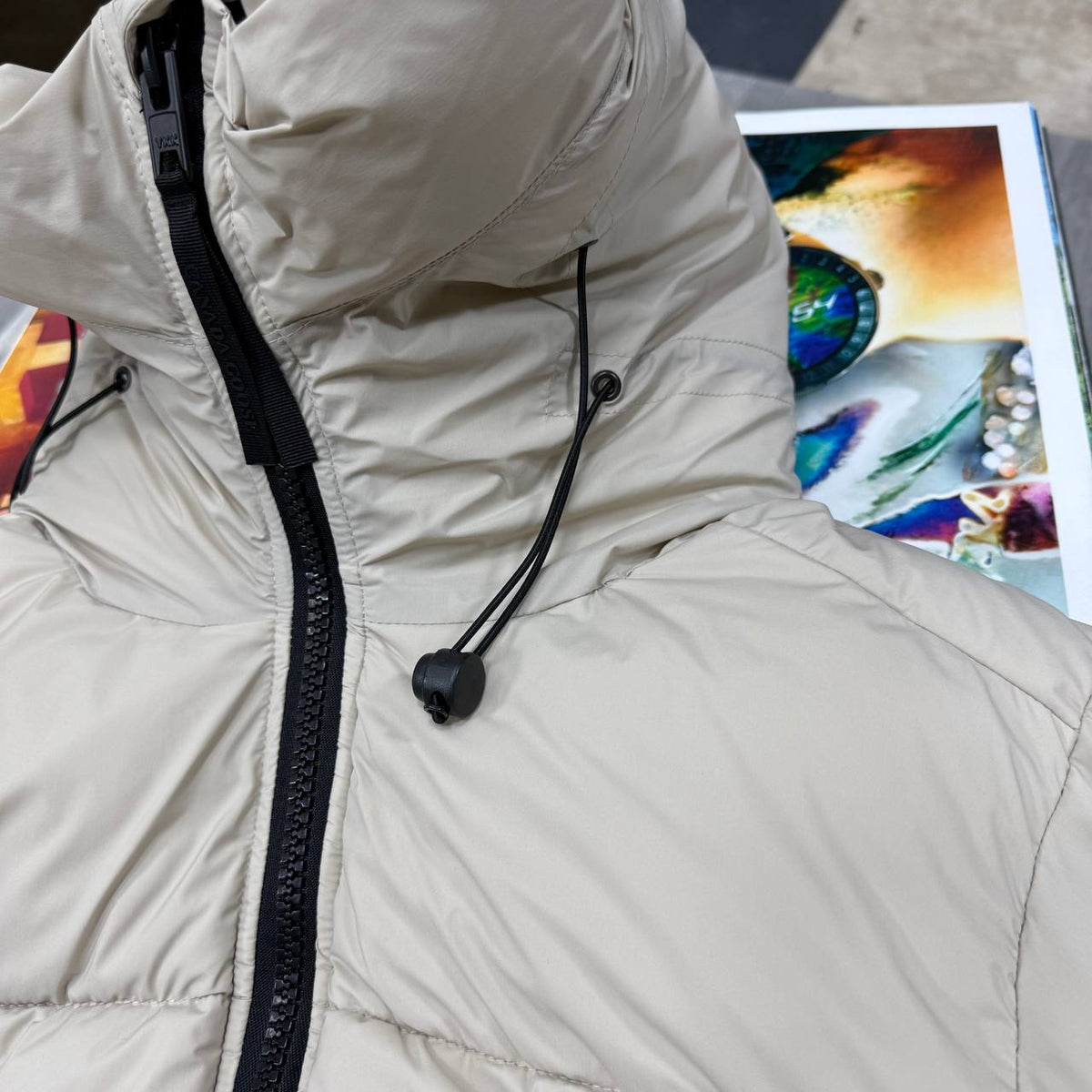 CG CROFTON PUFFER JACKET - BEIGE