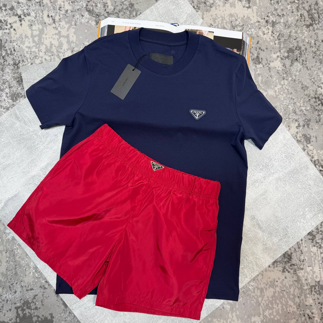 PDA SWIM SHORTS - RED