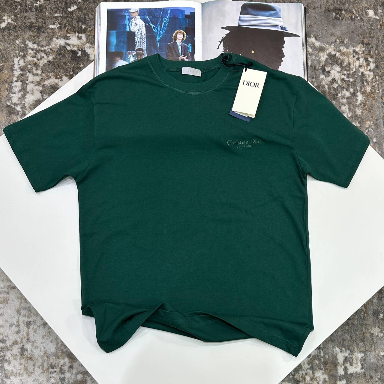 CD COTTON TSHIRT - GREEN