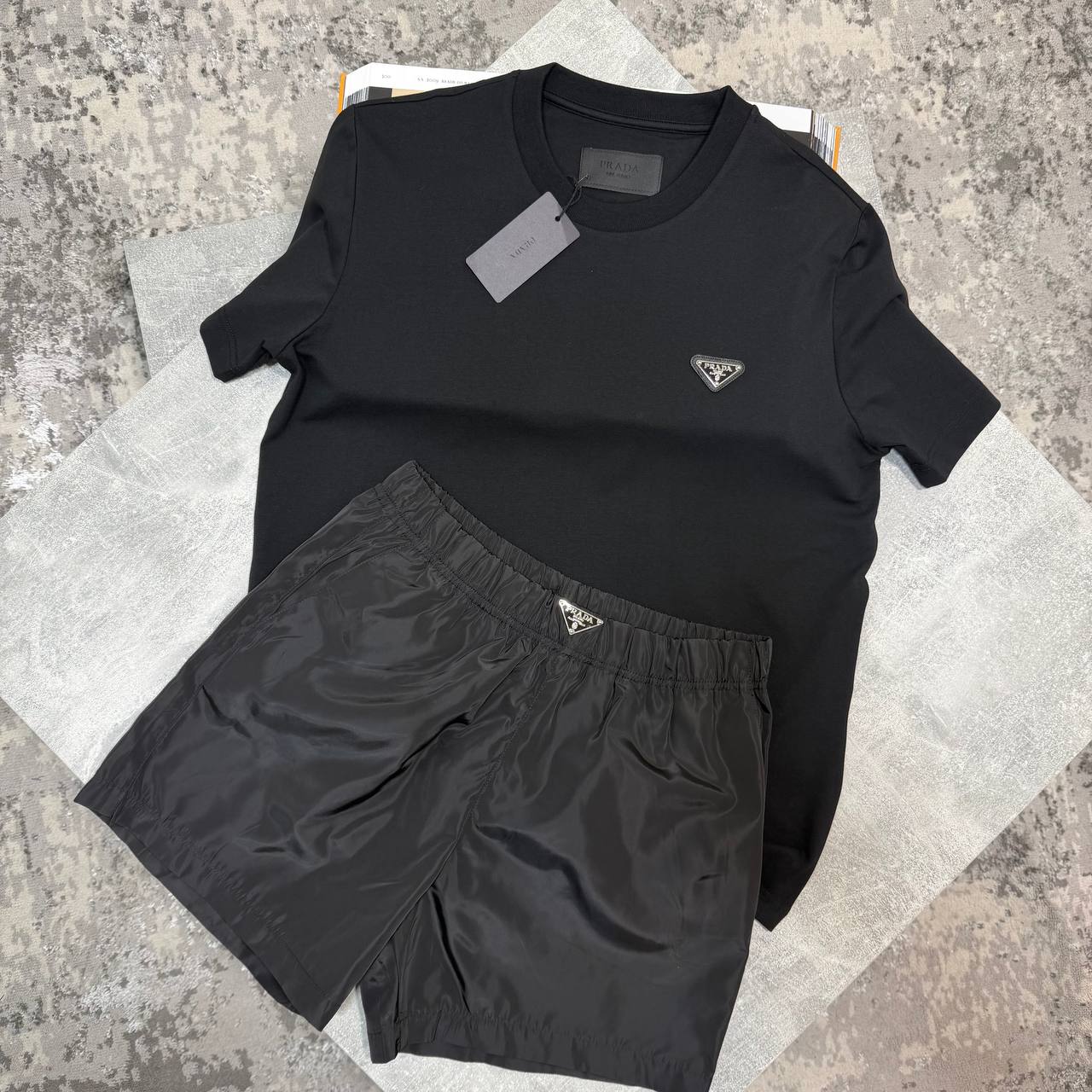 PDA SWIM SHORTS - BLACK