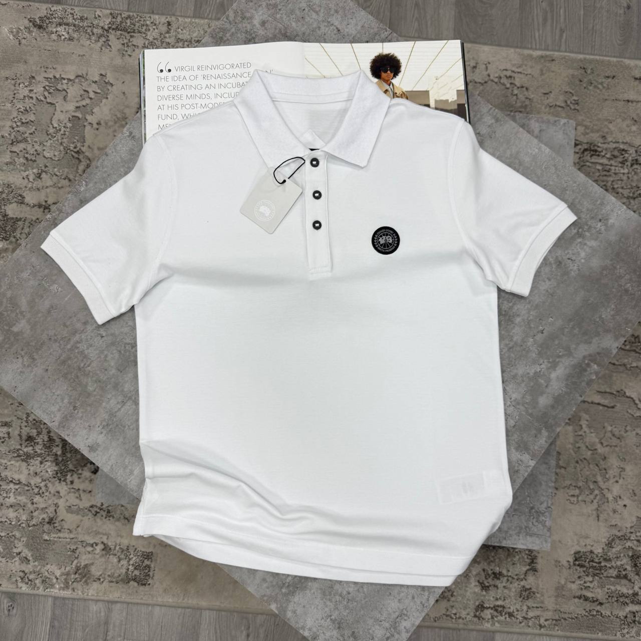 CG BLACK BADGE POLO - WHITE