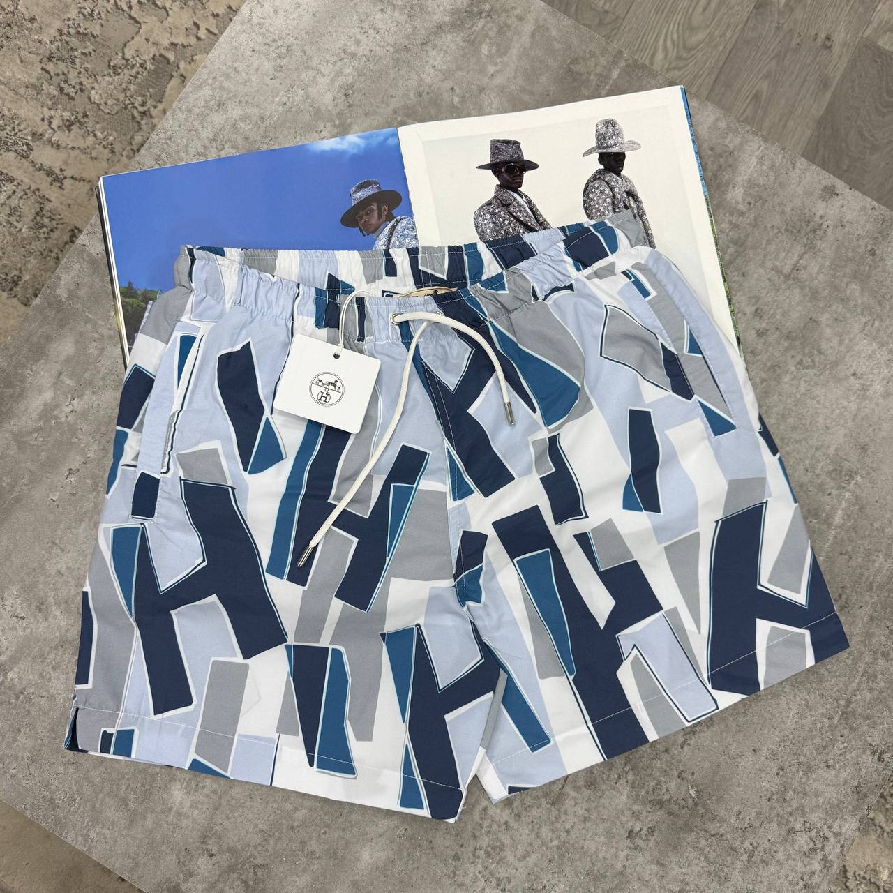 H SWIM SHORTS - SKY BLUE