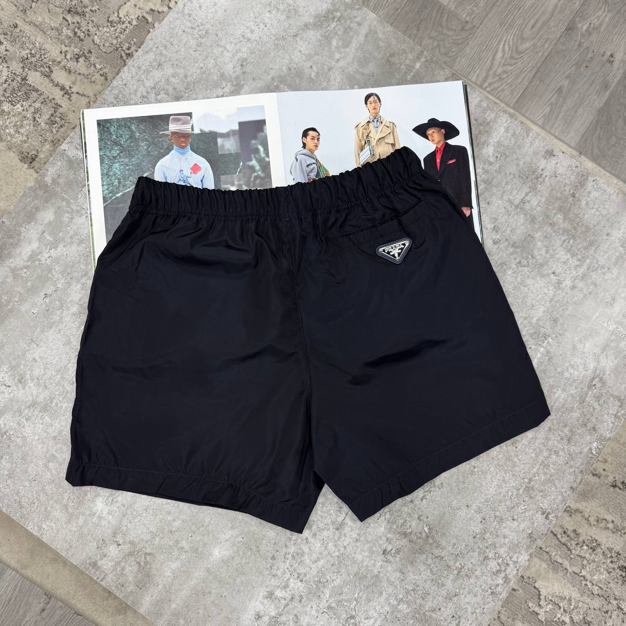 PDA RE-NYLON SHORTS - BLACK