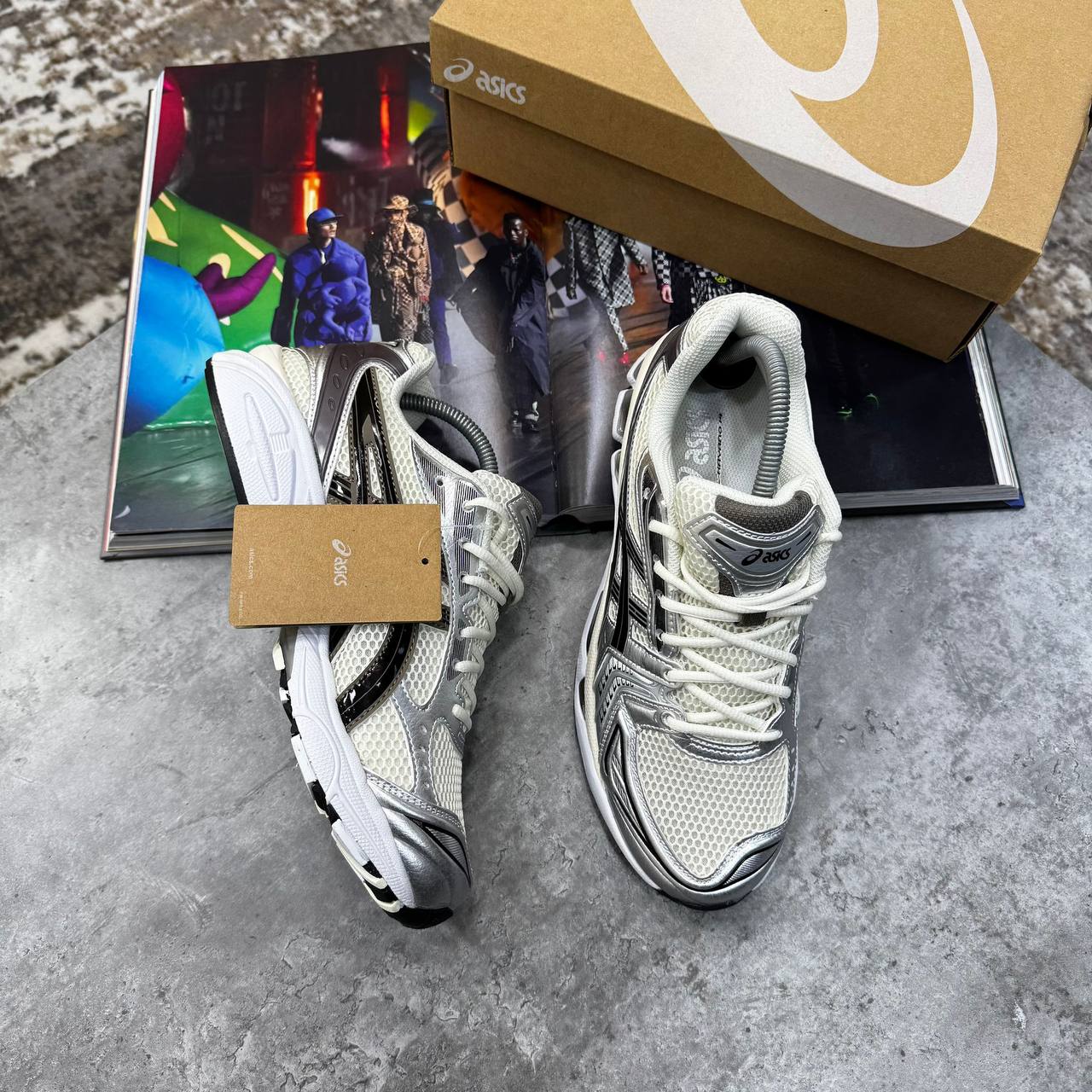 ACS GEL TRAINERS - SILVER / BLACK