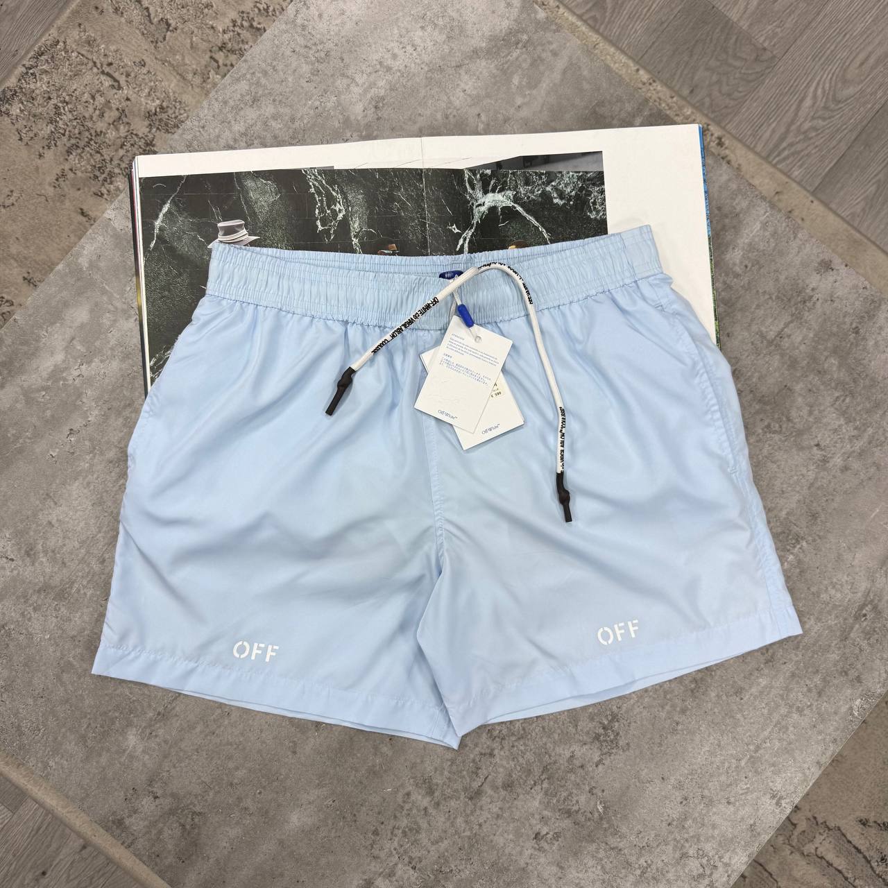 OW SWIM SHORTS - SKY BLUE